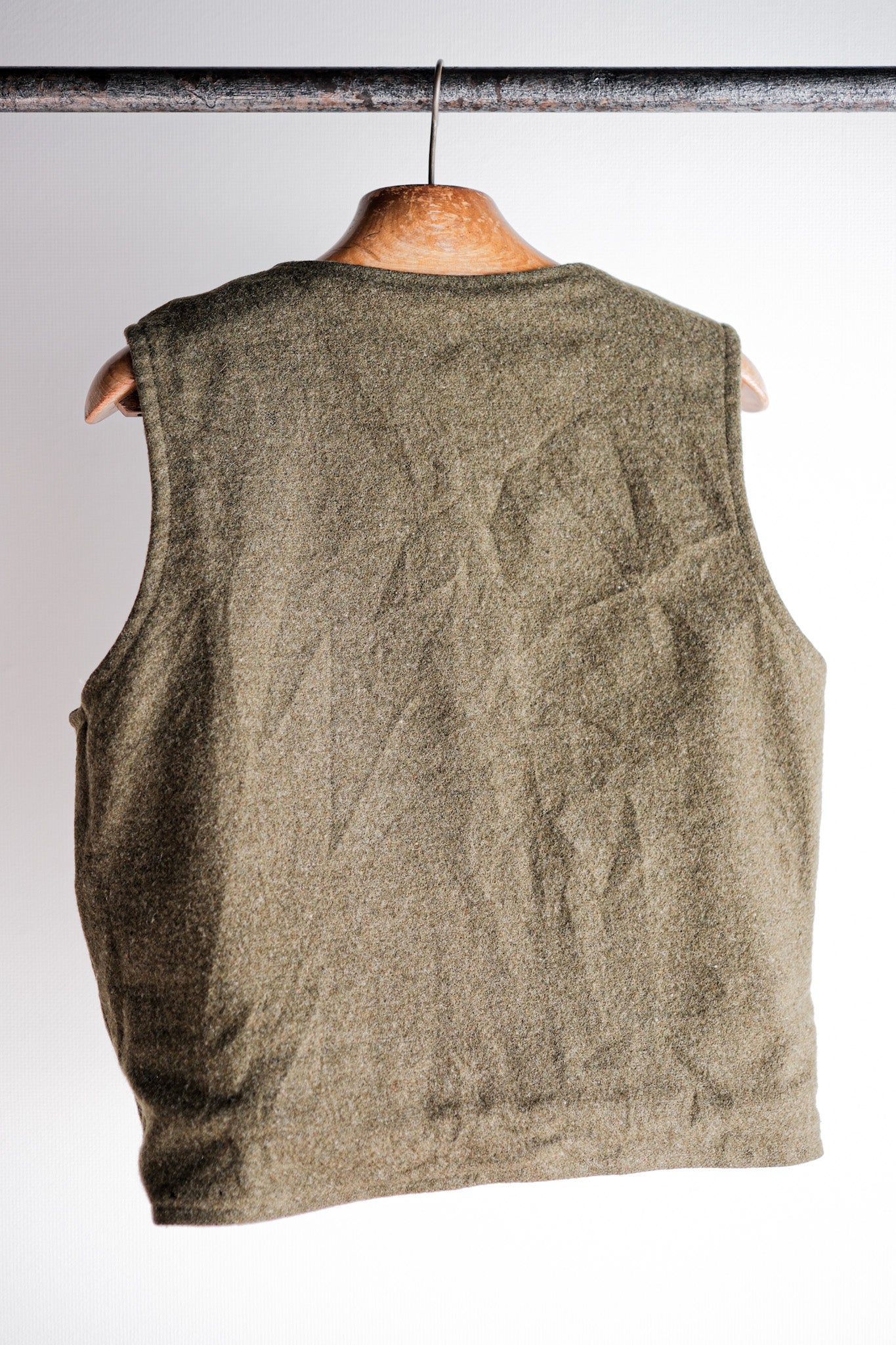 【~70's】American Vintage Tiger Stripe Camouflage Reversible Vest