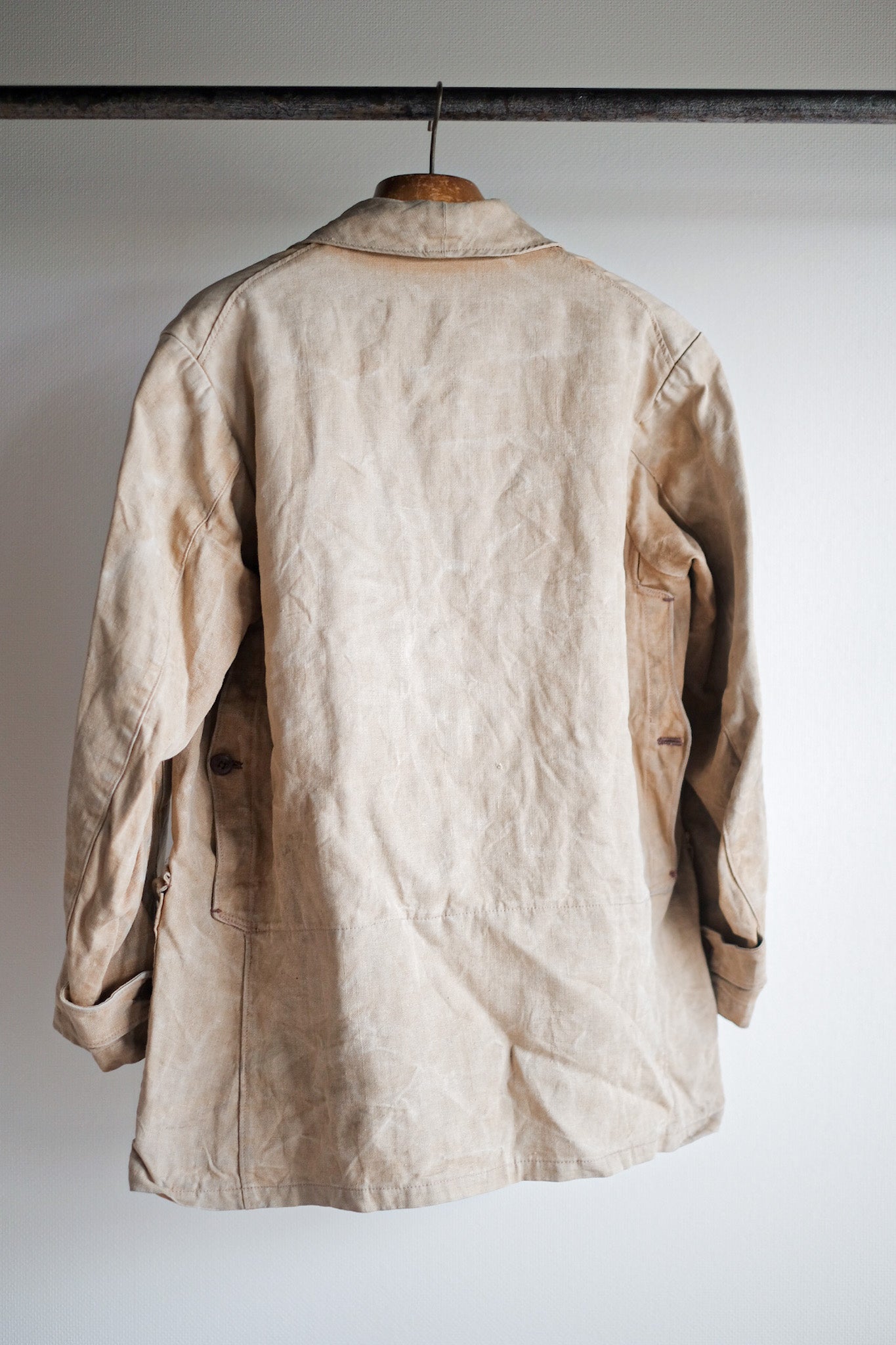 【~30's】French Vintage Linen Hunting Jacket
