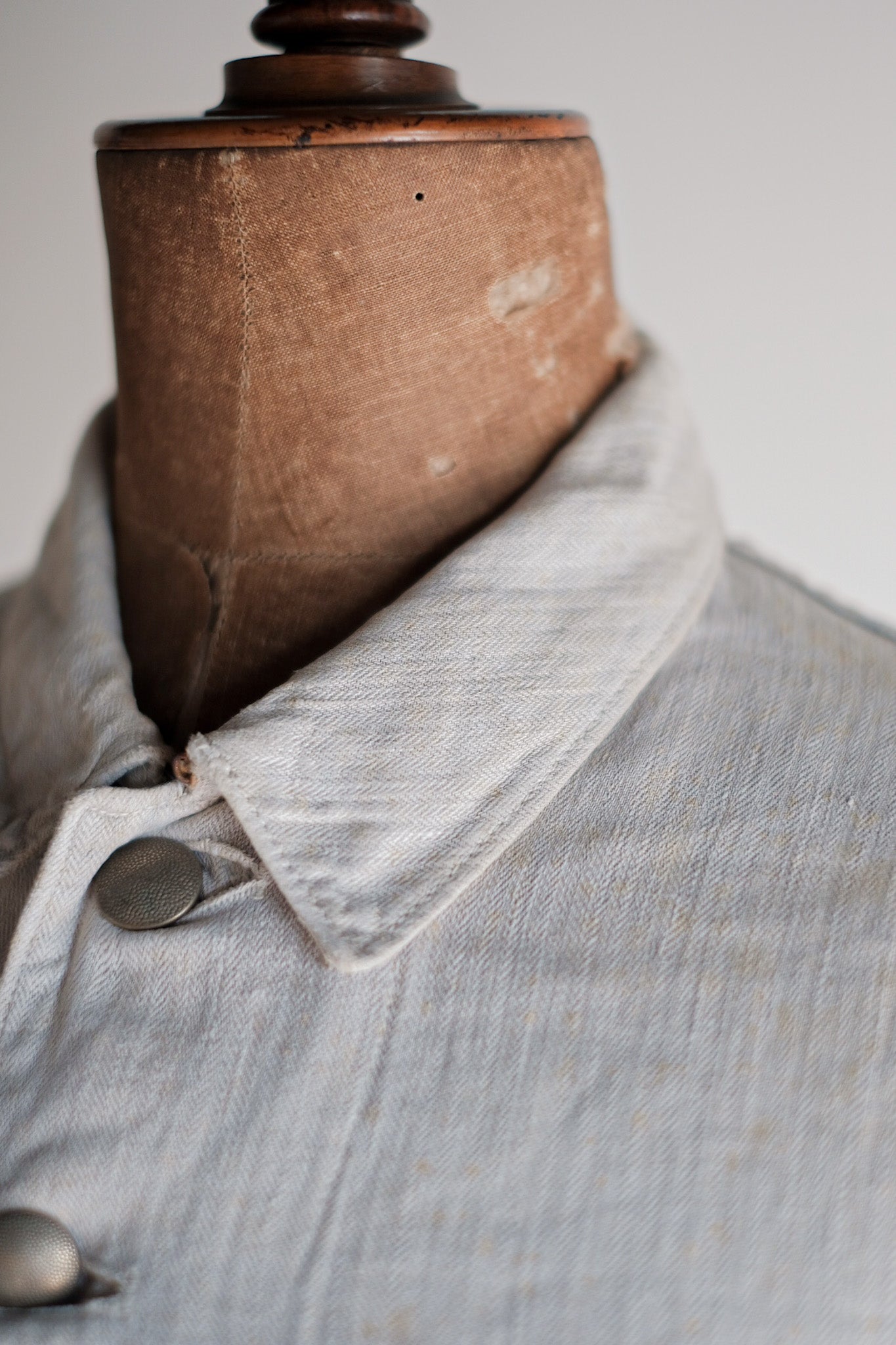 【~30's】WW2 German Army Drillich HBT Linen Jacket