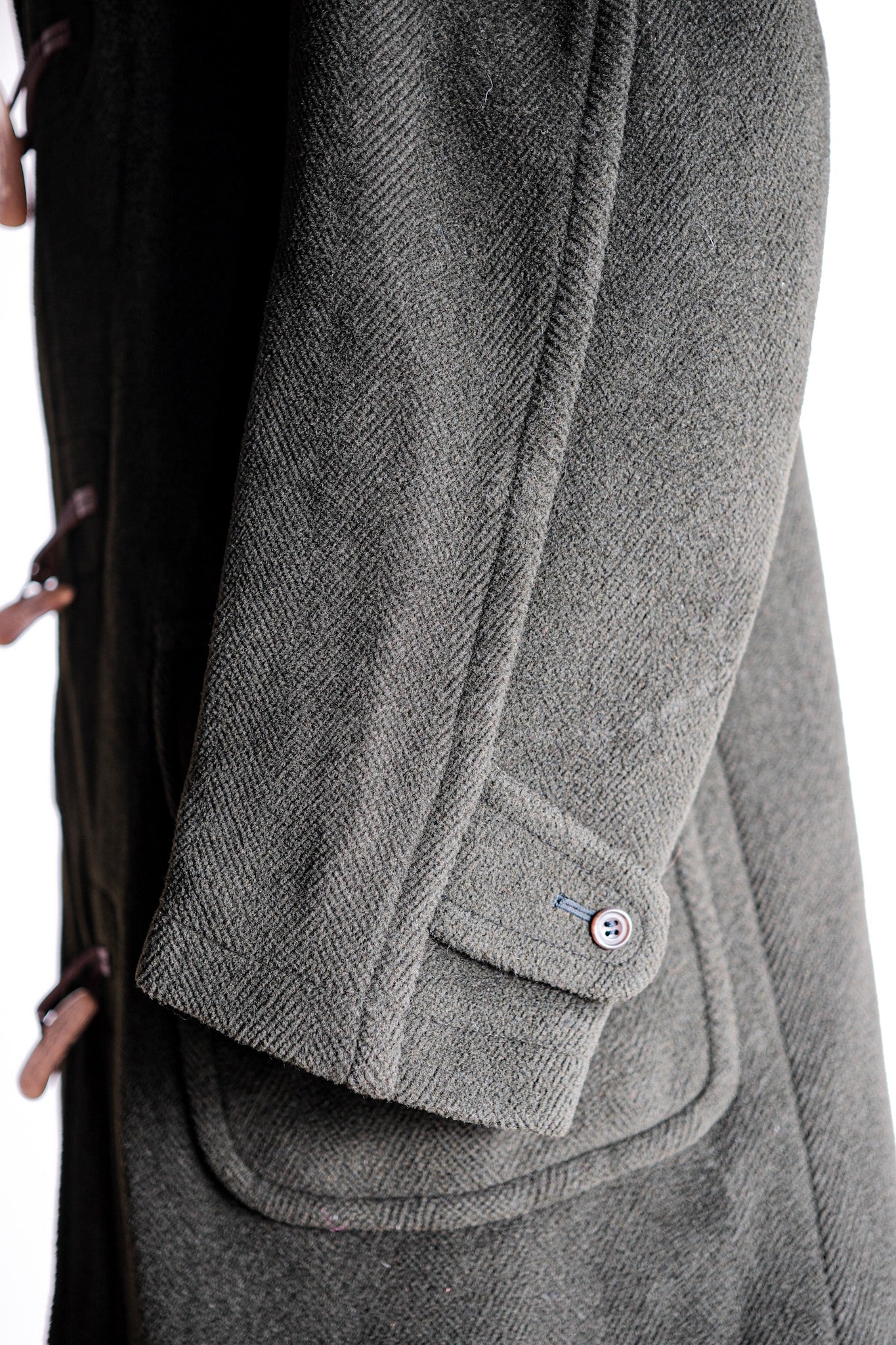 【~90's】Old INVERTERE Wool Duffle Coat "Moorbrook"