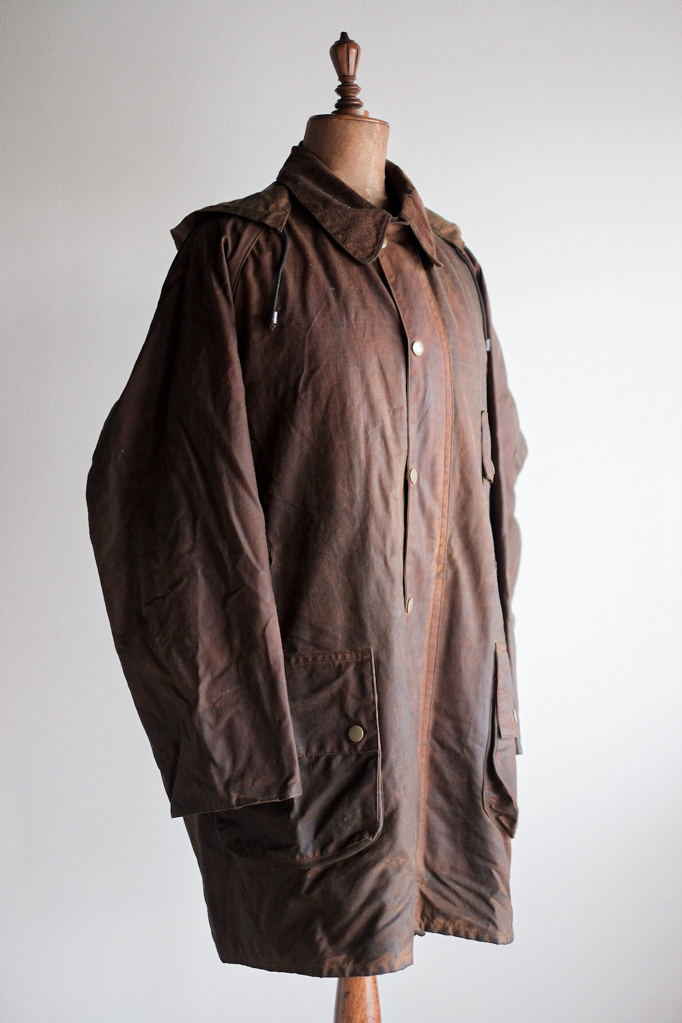 【~60's】Vintage Barbour "Solway Zipper" Yellow Label