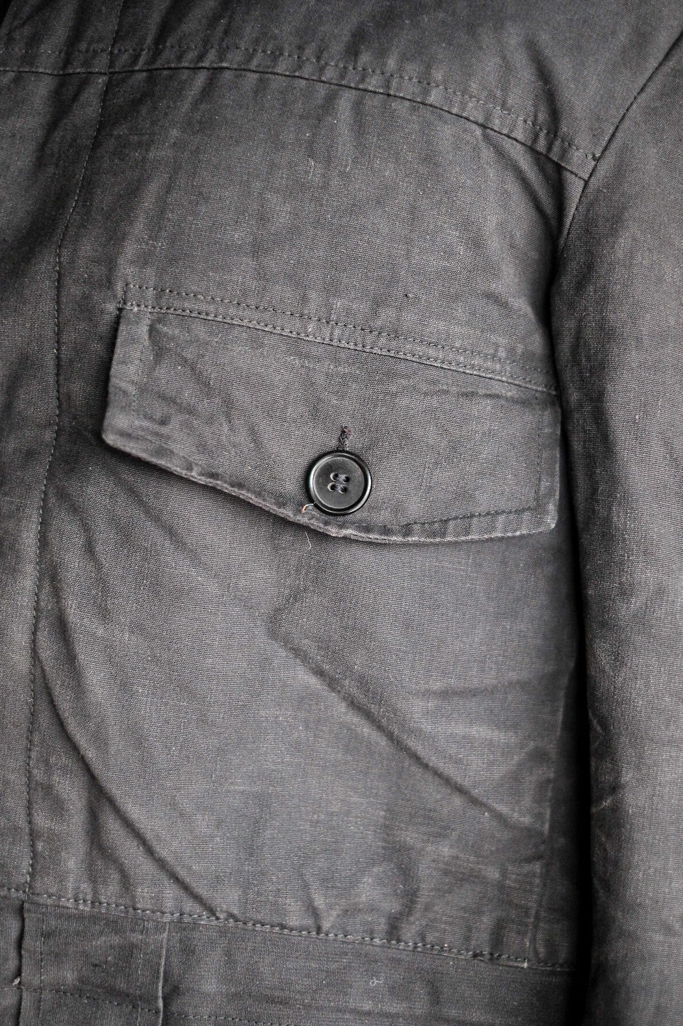 【~50’s】Swedish Army Motorcycle Jacket “Black Color”