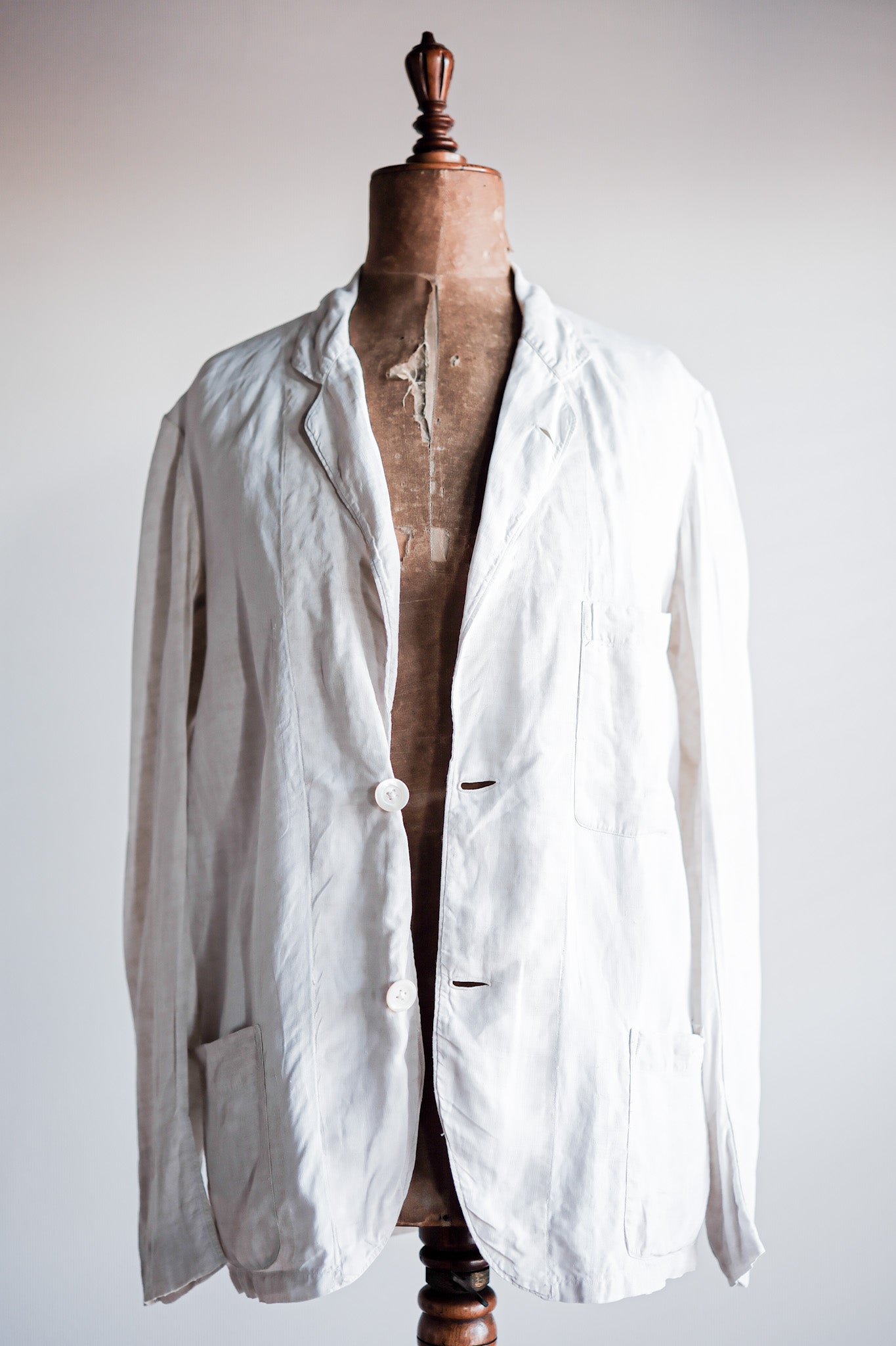【~30's】French Vintage Linen Jacket