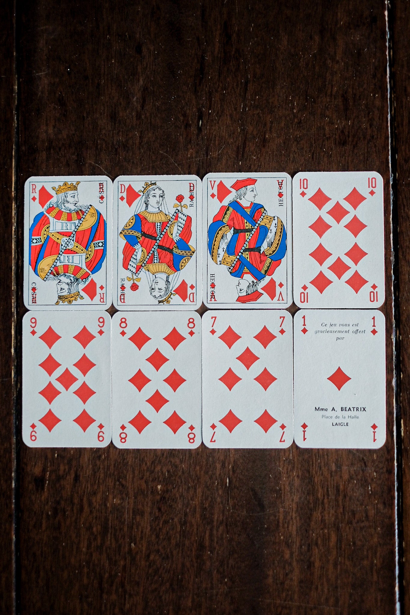 【~40's】French Vintage Playing Cards "Le Mont St Michel"