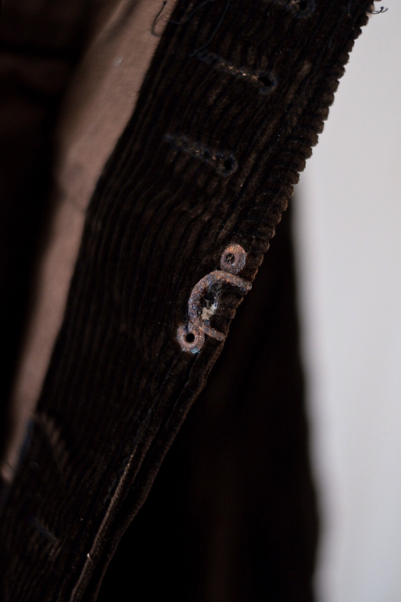 【~30's】French Vintage Brown Corduroy Work Pant