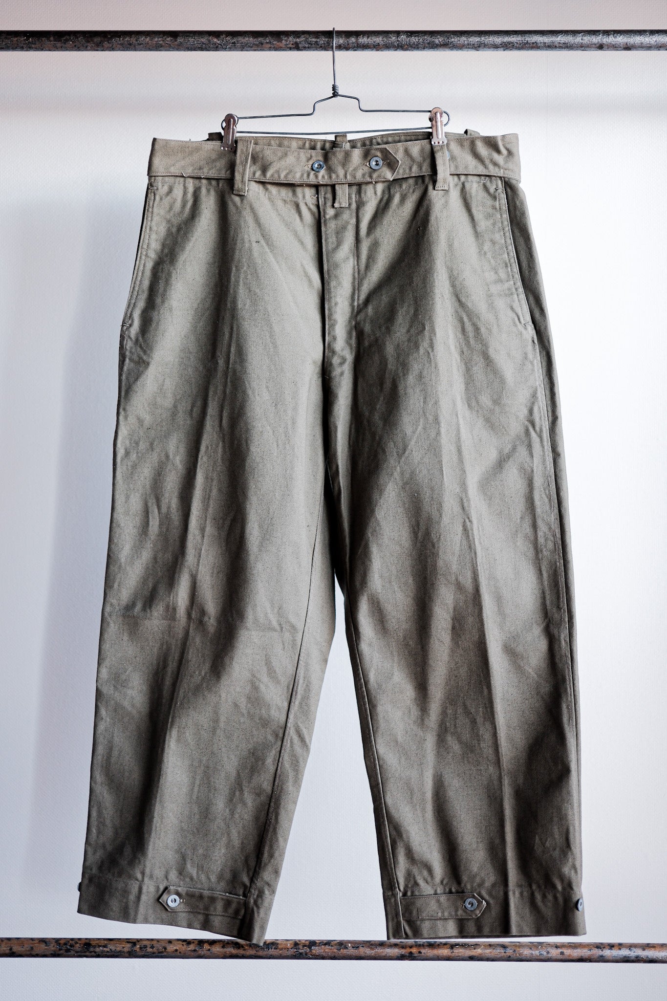 【~40's】French Army Unusual Pattern Trousers "Dead Stock"