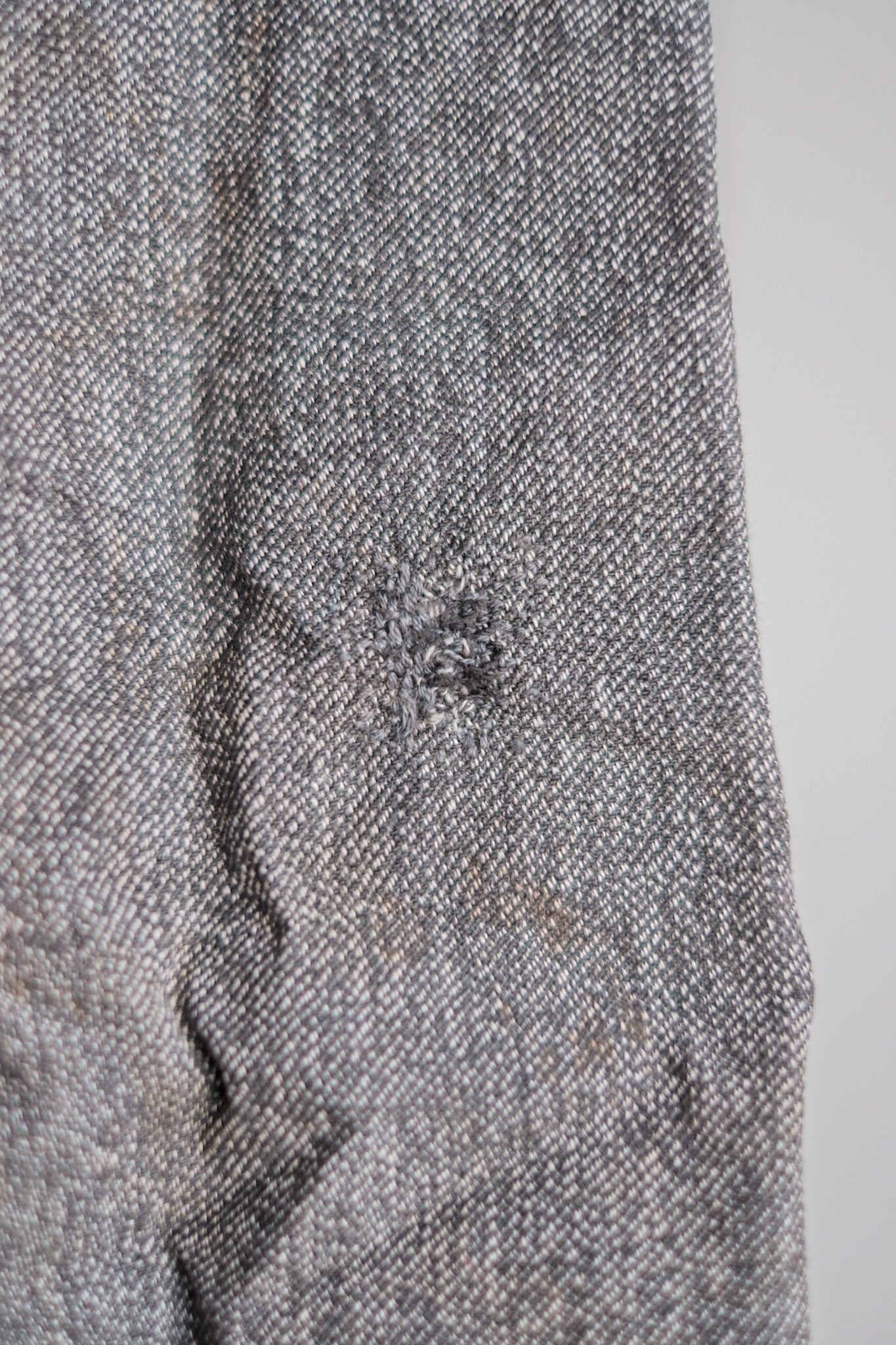 【~40's】French Vintage Black Chambray Atelier Coat