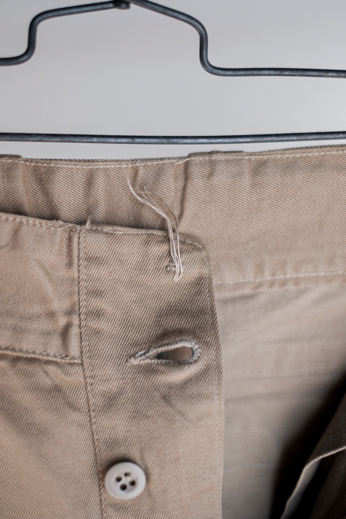 【~60's】French Army M52 Chino Trousers Size.21