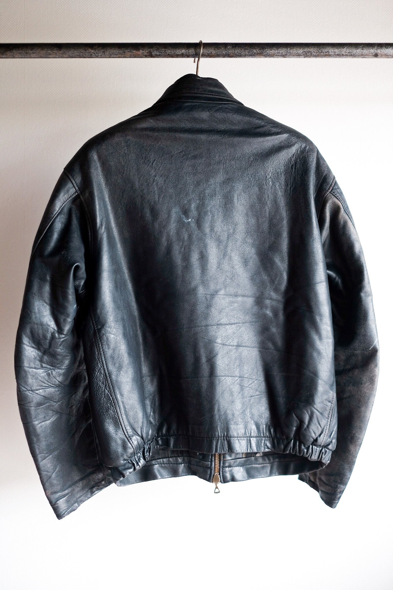 【~80's】French Air Force Pilot Leather Jacket