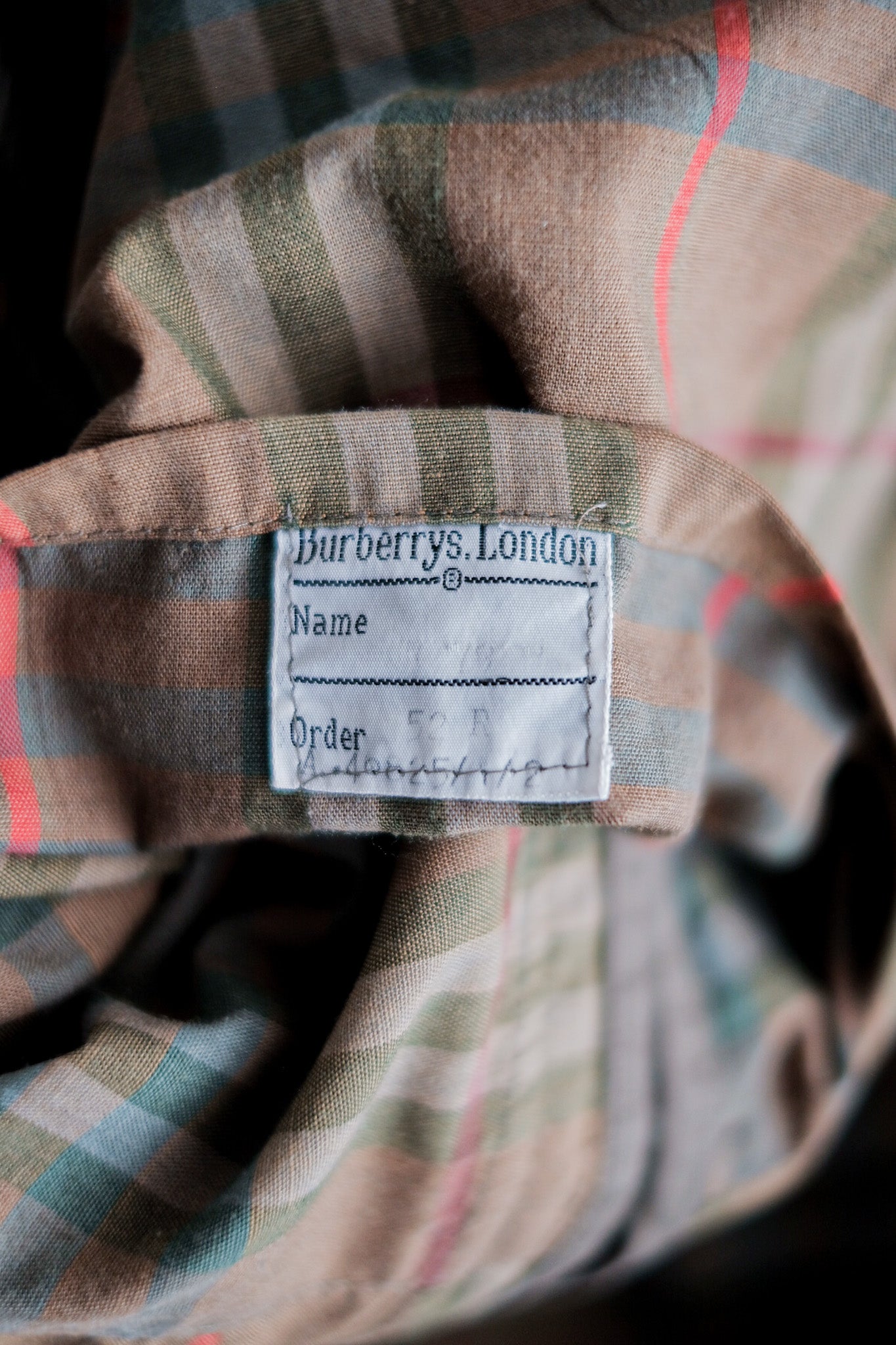 【~70's】Vintage Burberry's Single Raglan Rider Coat With Liner "JENS SORENSEN & CO. 別注"