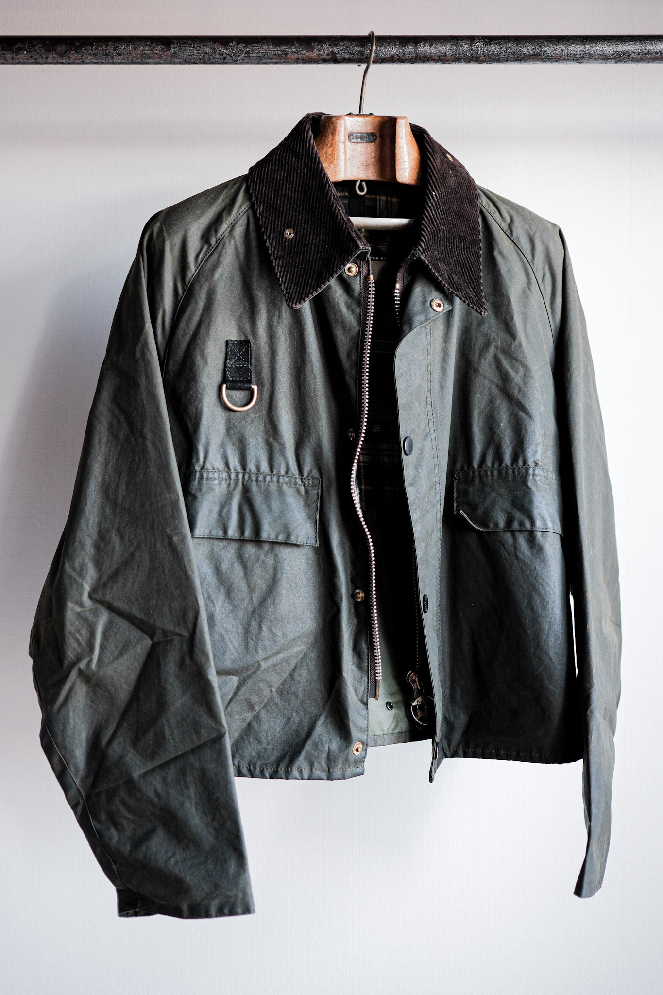 【~90's】Vintage Barbour "SPEY JACKET" 3 Crest Size.LARGE