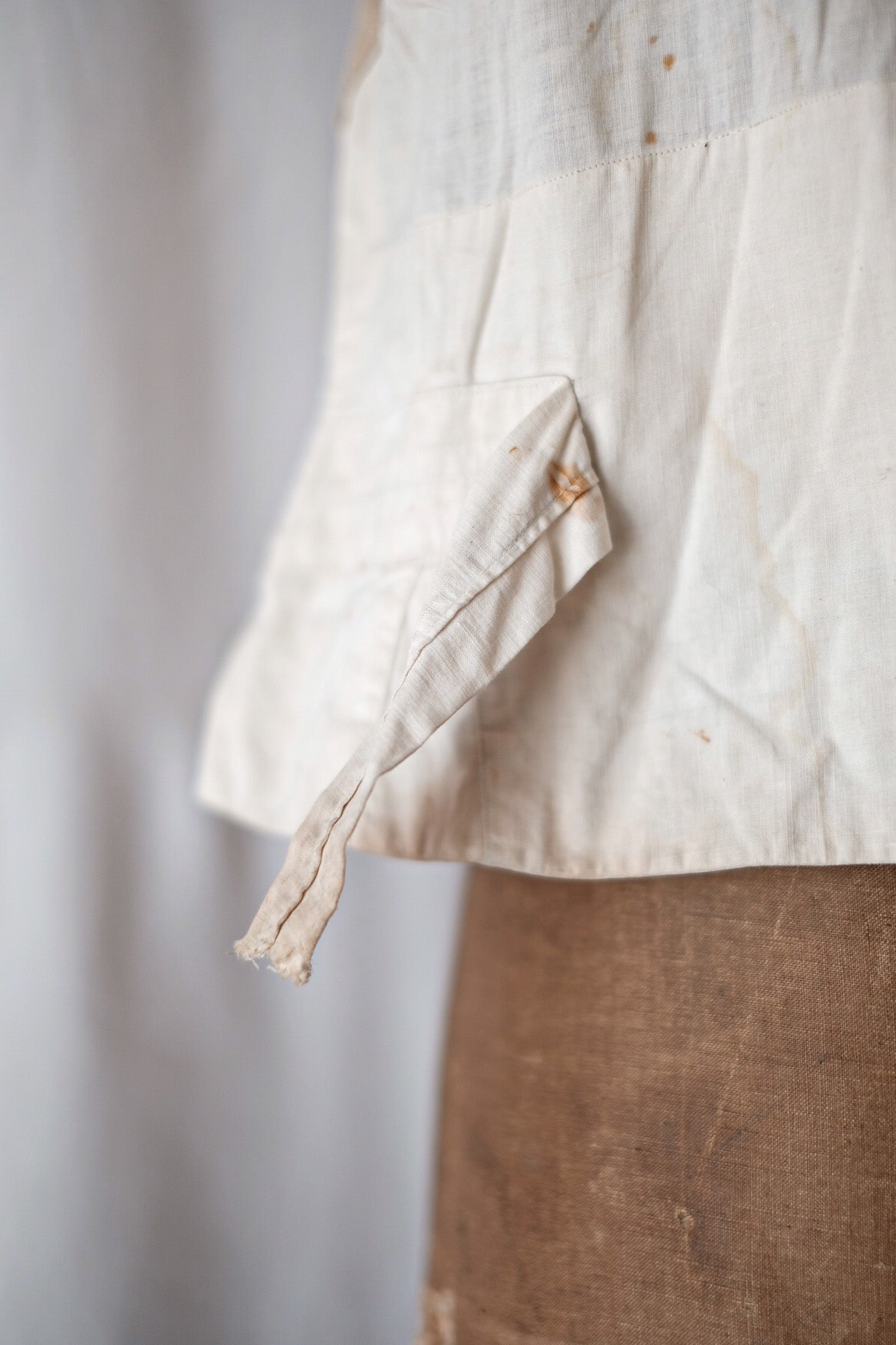 【~30's】French Vintage Cotton Gilet