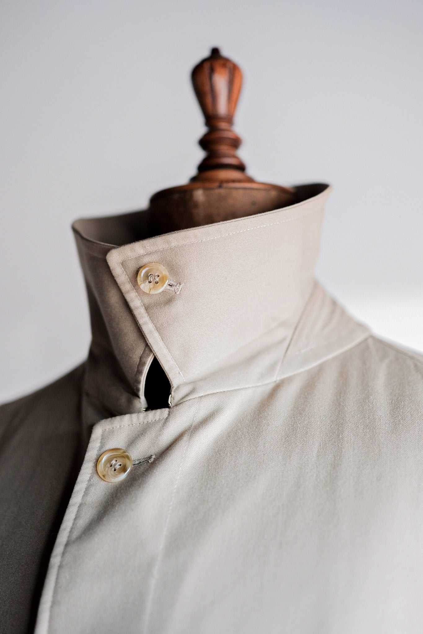 【~80's】Vintage Burberry's Single Raglan Rider Coat Size.52RL