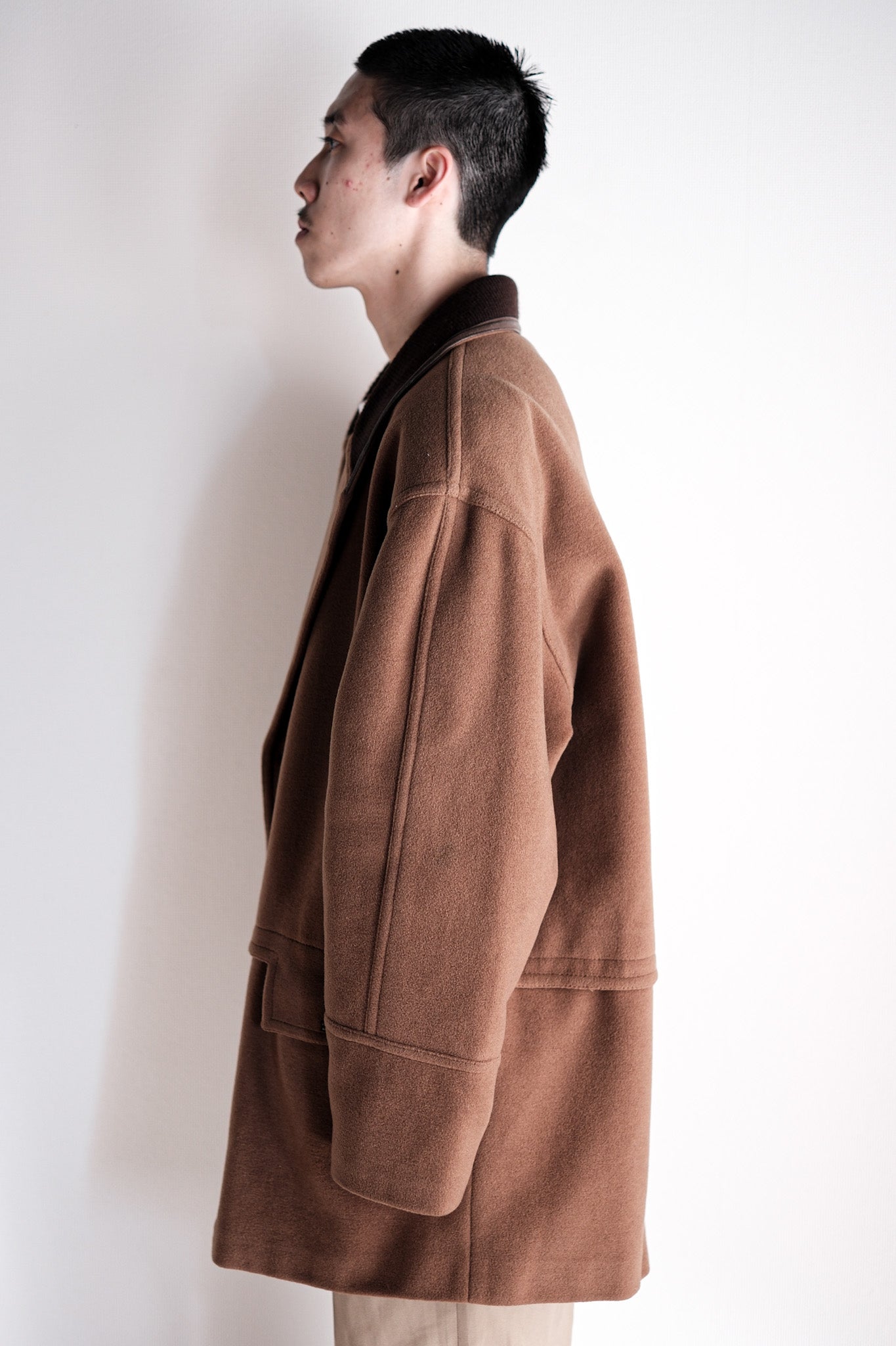 【~80's】Old Gucci Shawl Collar Cashmere Jacket Size.50