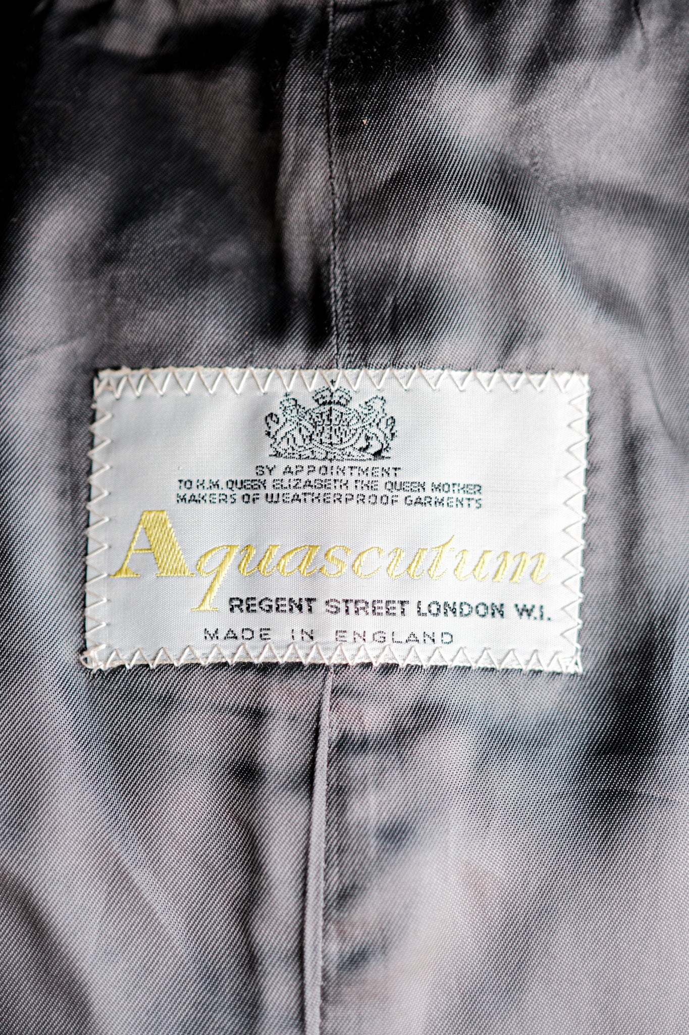 【~70's】Vintage Aquascutum Single Raglan Balmacaan Coat "SCOTTISH TWEED"