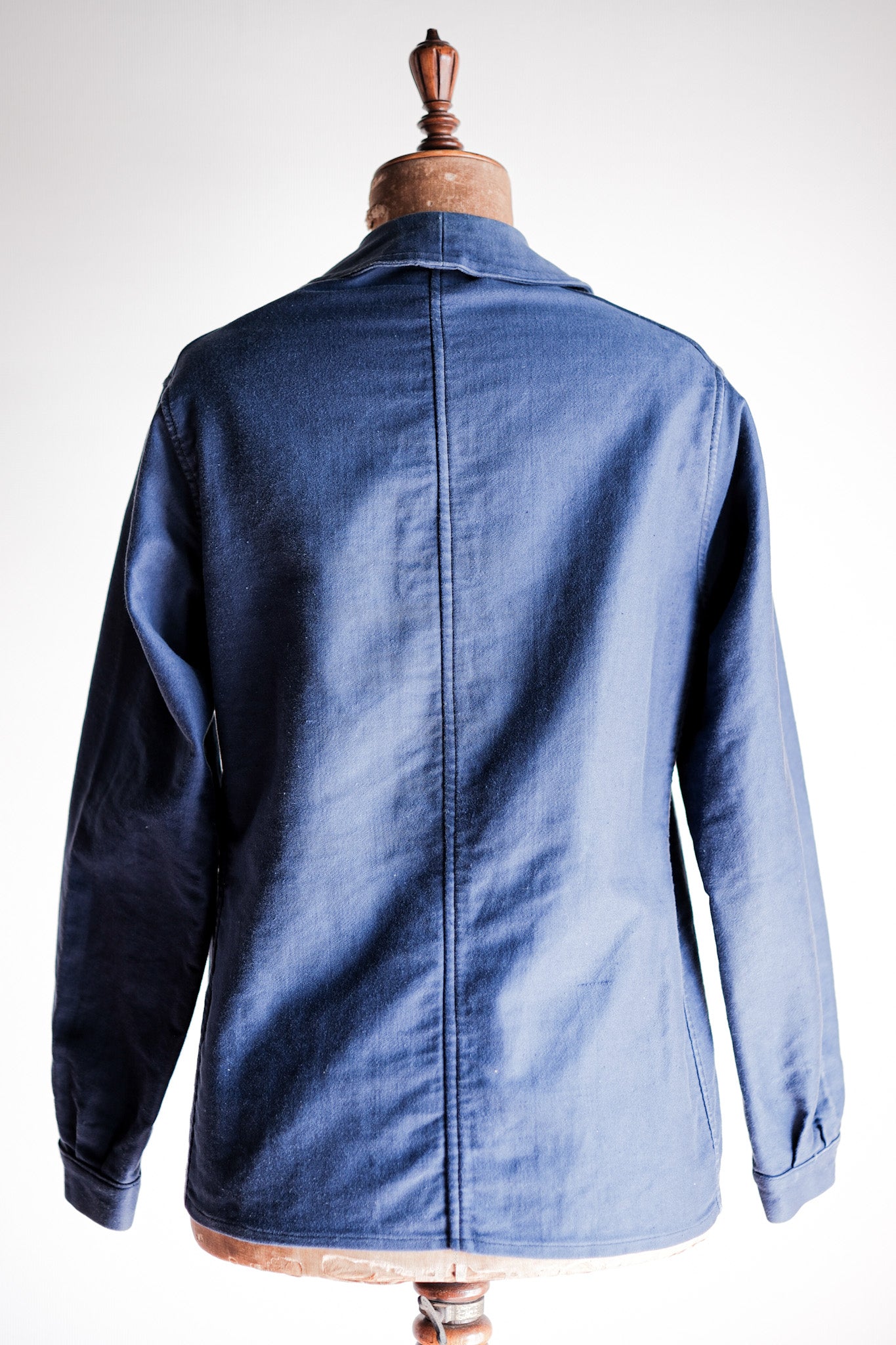 【~40's】French Vintage Blue Moleskin Work Jacket