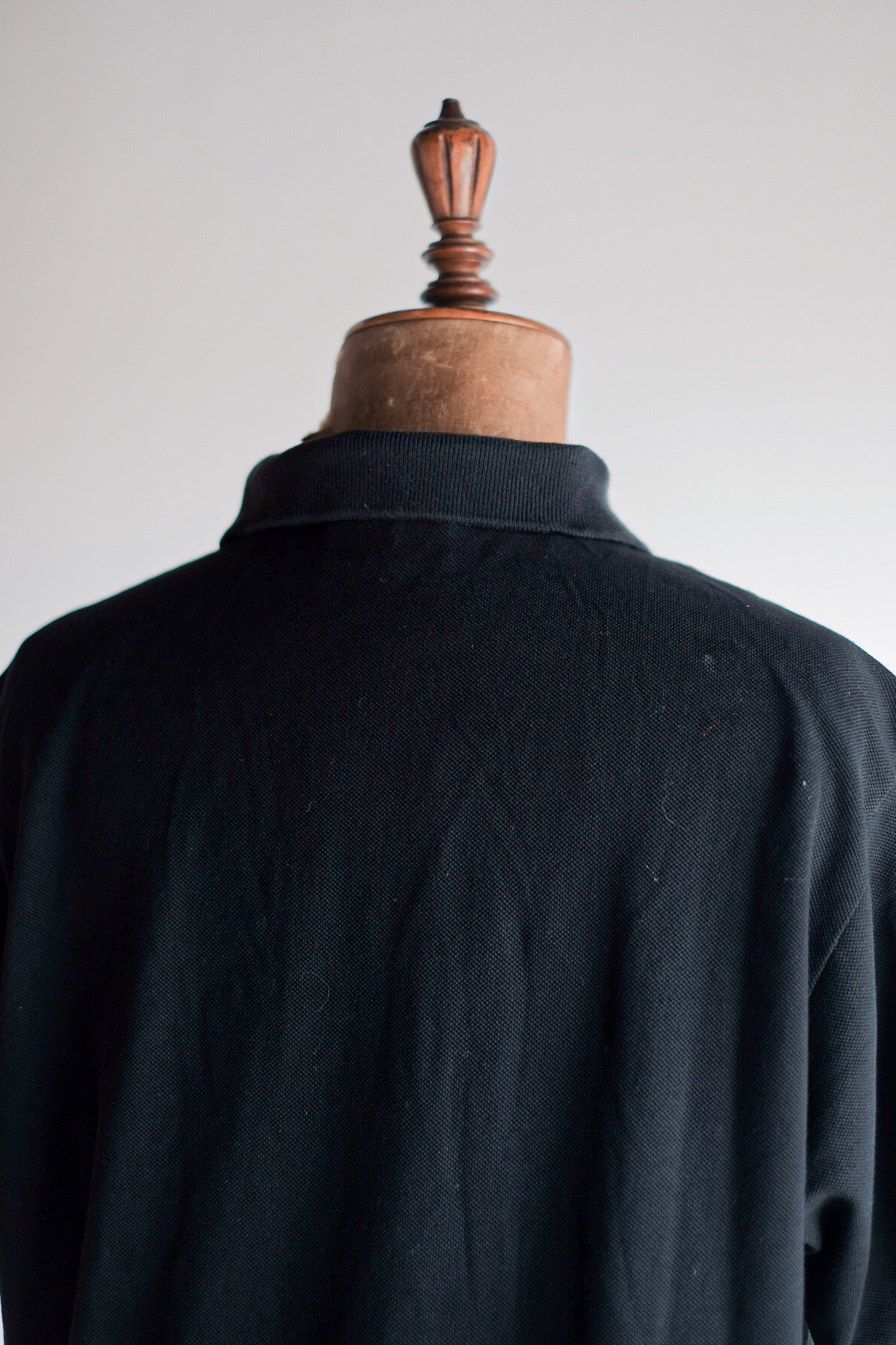 【~80's】CHEMISE LACOSTE S/S Polo Shirt Size.5 "Black"