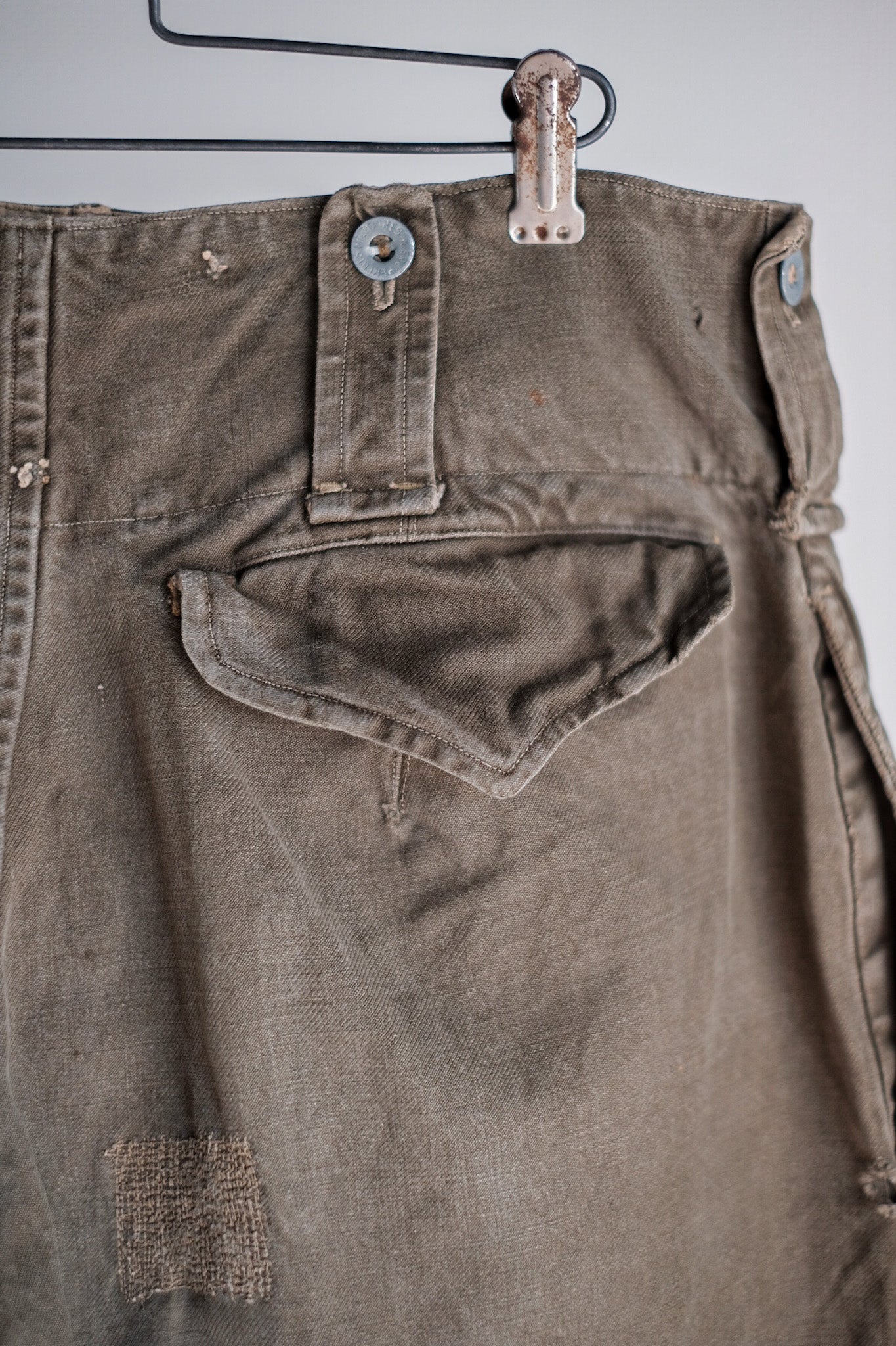 【~40's】French Army M44 Field Trousers Size.84XC