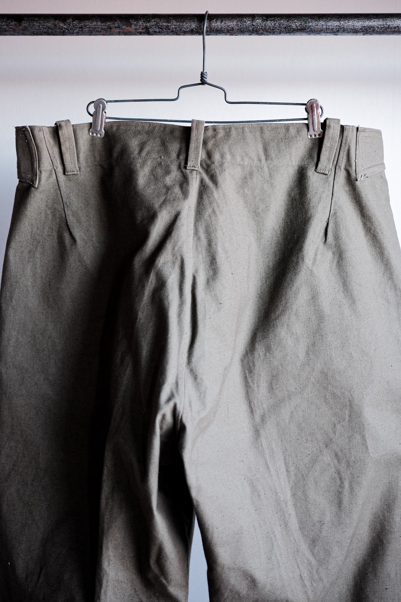 【~40's】French Army Unusual Pattern Trousers "Dead Stock"