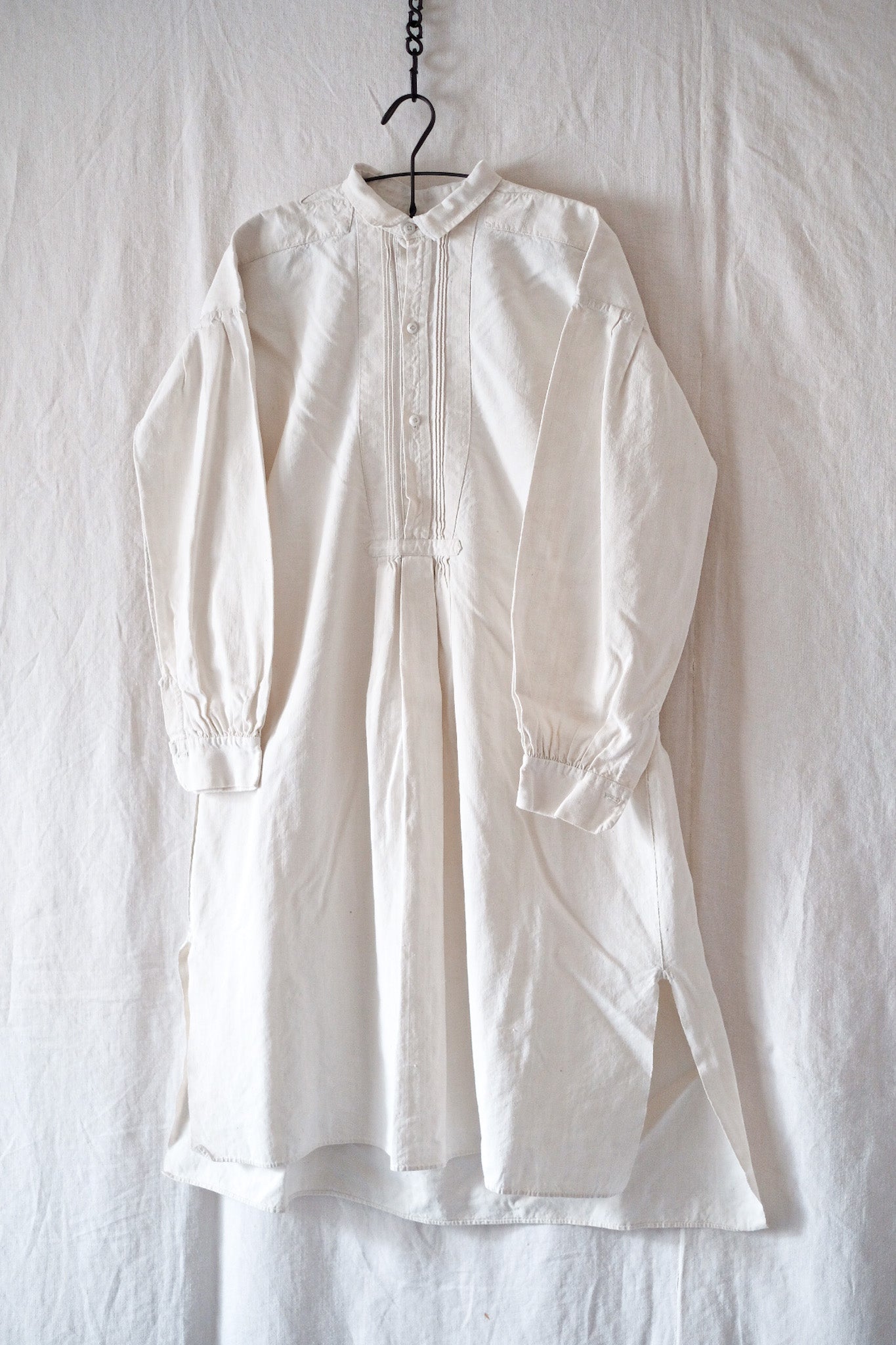 Early 20th C] French Antique Cotton Linen Shirt