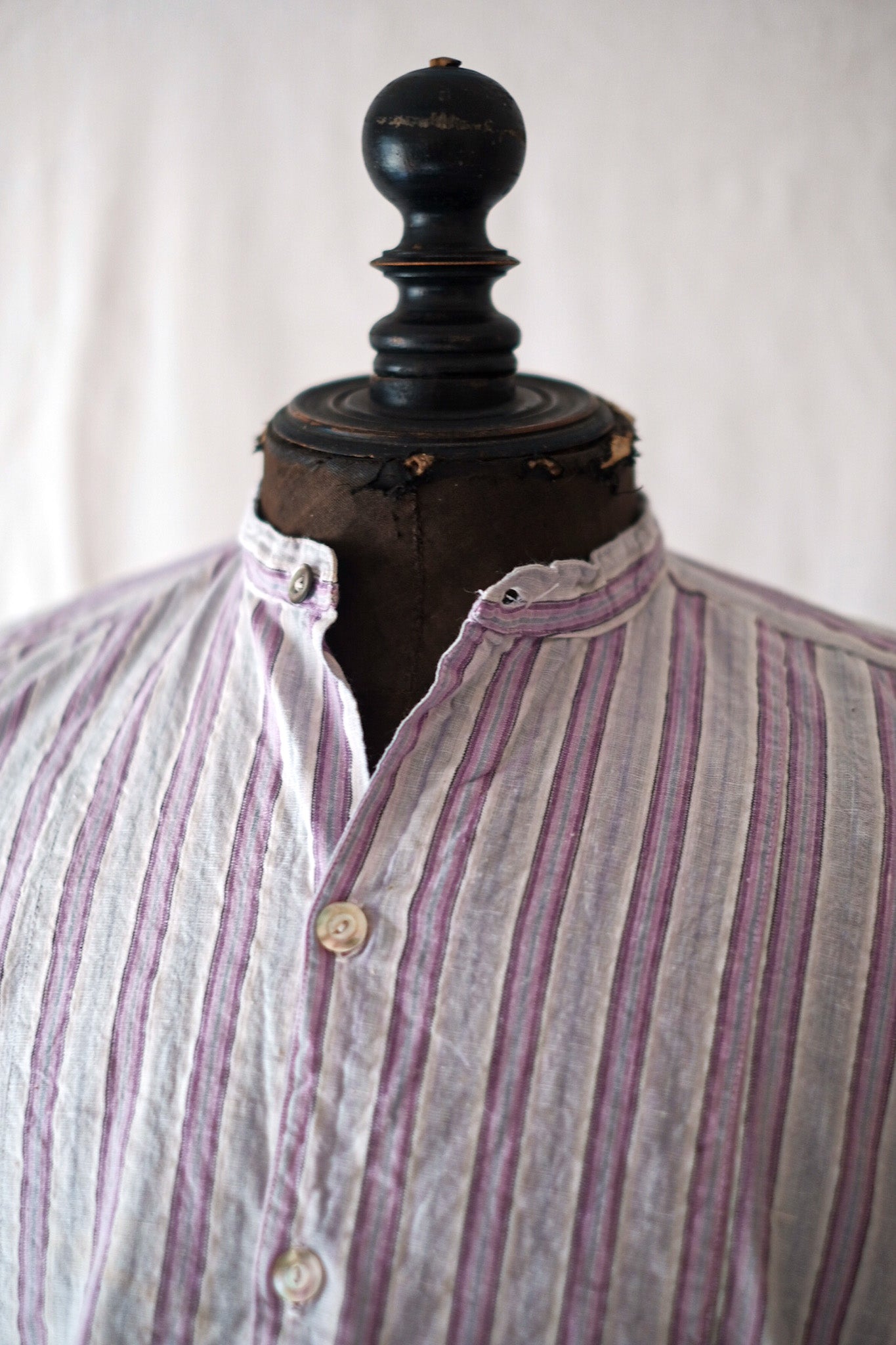 【~30's】French Vintage Grandpa Shirt