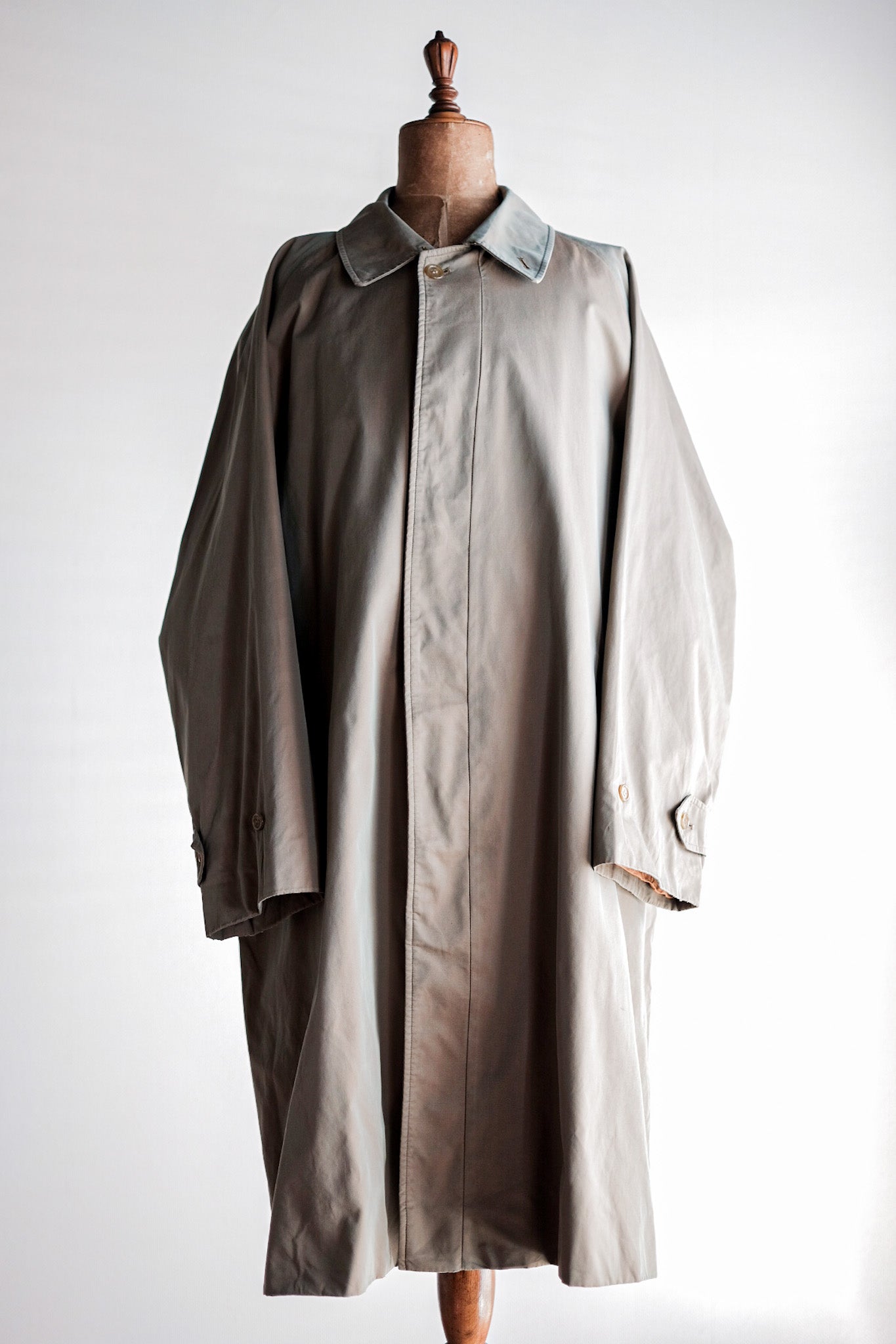 【~80's】Vintage Burberry's Single Raglan Balmacaan Coat C100 Size.58REG "TAMAMUSHI"