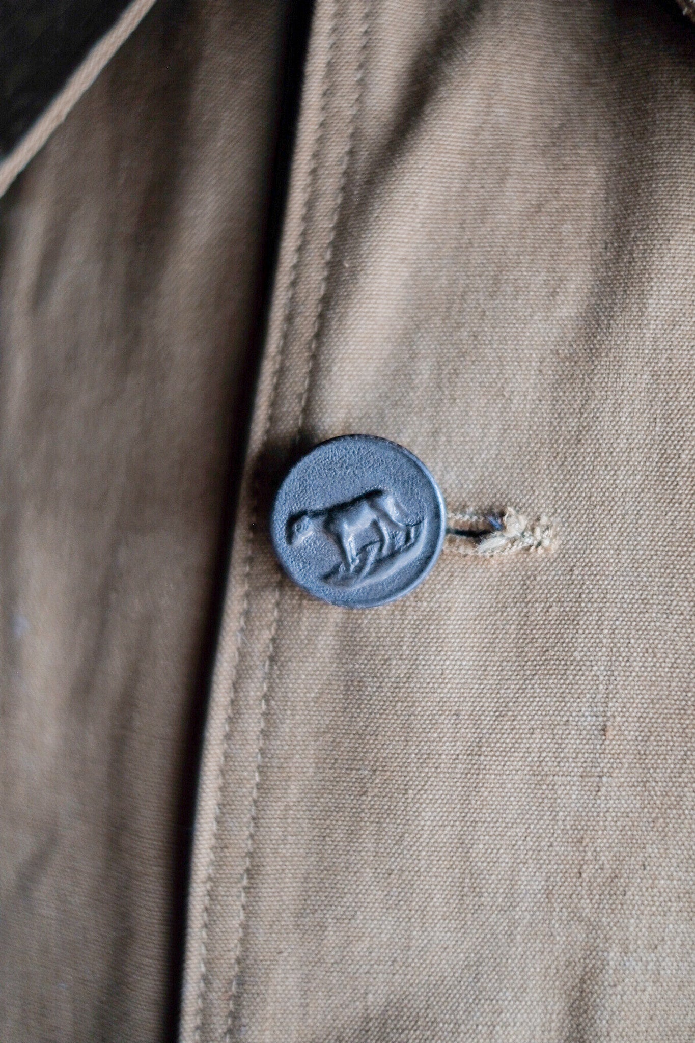 【~30’s】French Vintage Cotton Hunting Jacket
