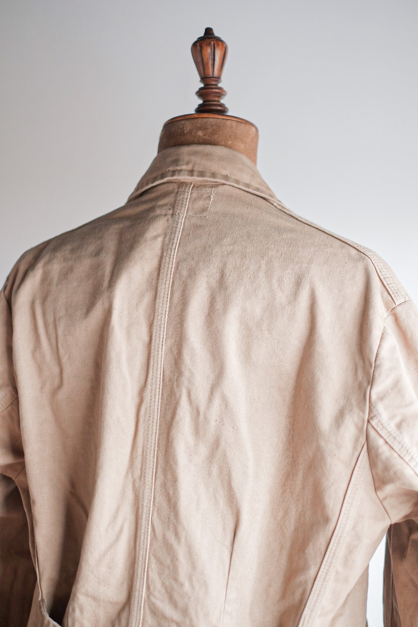 【~50's】Dutch Vintage Double Breasted Cotton Work Coat