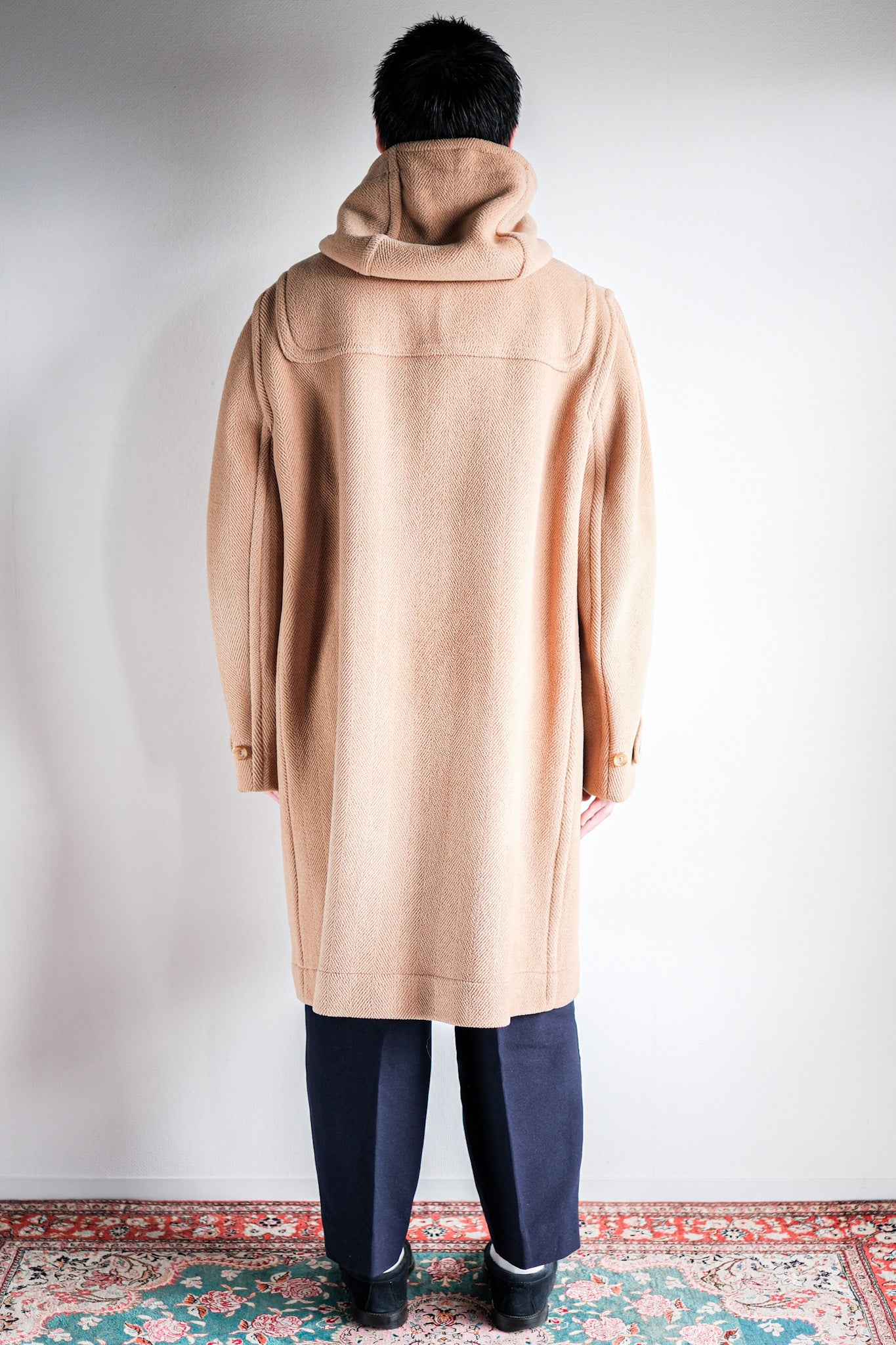 【~90's】Old INVERTERE Wool Duffle Coat "Moorbrook"