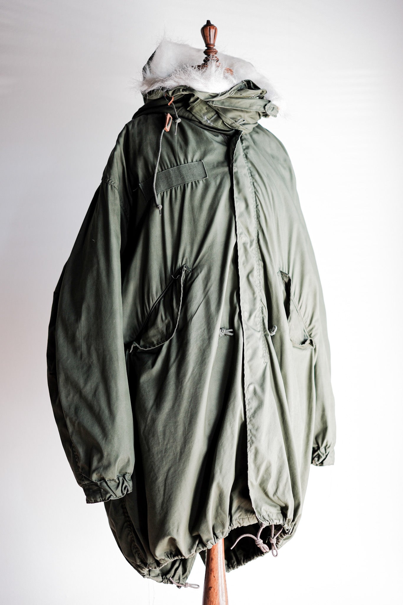 【~80's】U.S.ARMY M-65 Fishtail Parka Size.LARGE "Full Set"