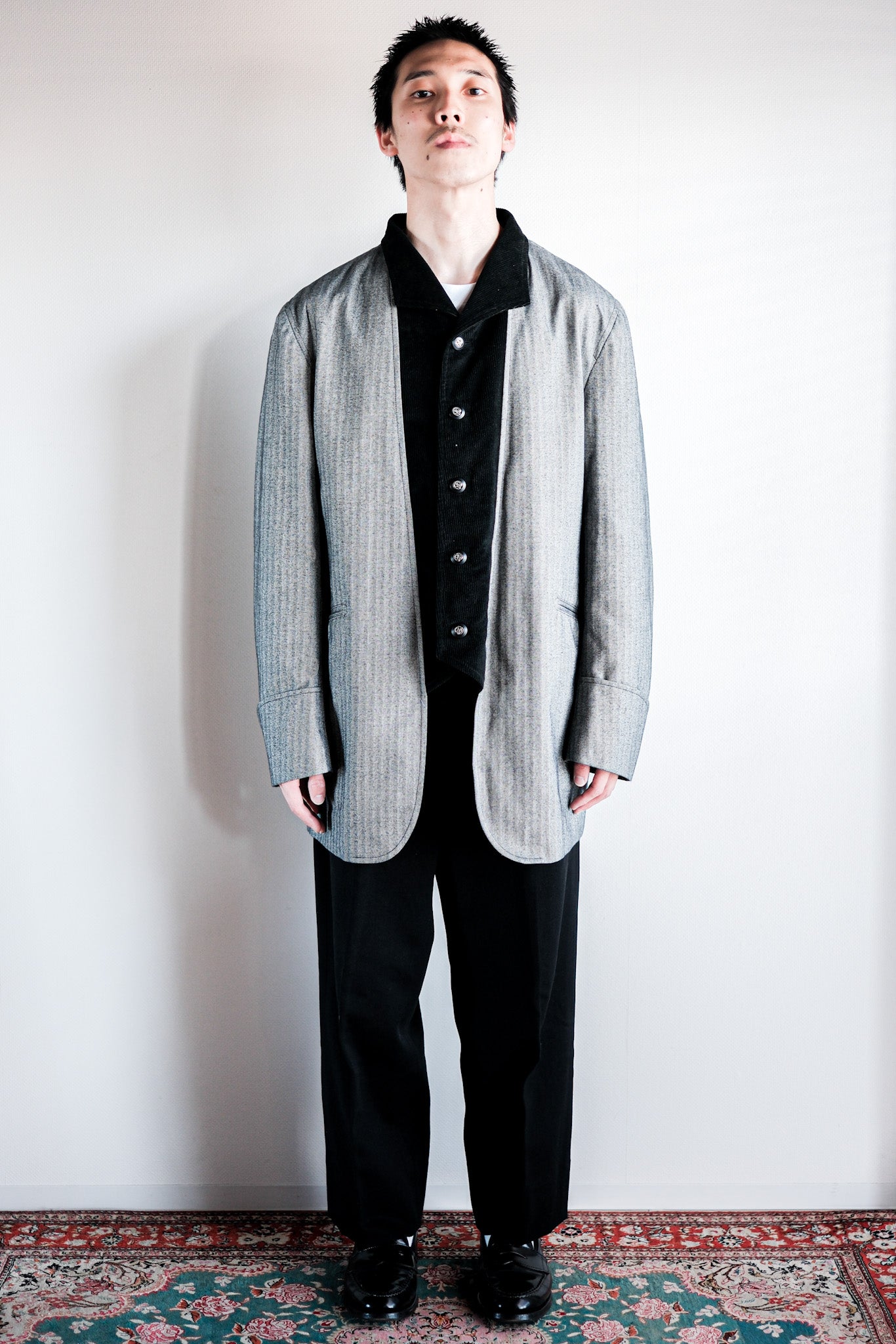 【~00's】ARNYS PARIS Corduroy × Cotton HBT Jacket Size.52