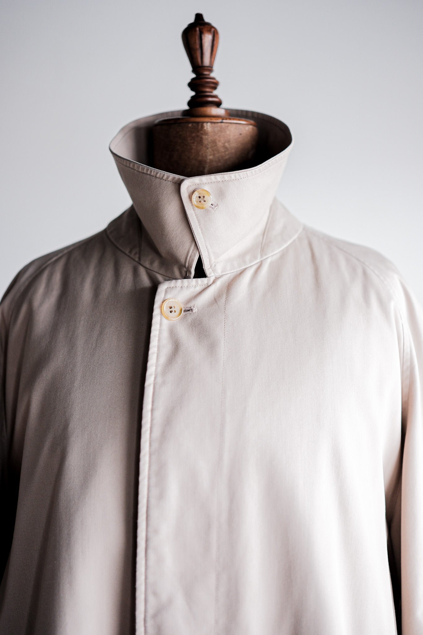 【~80's】Vintage Burberry's Single Raglan Balmacaan Coat