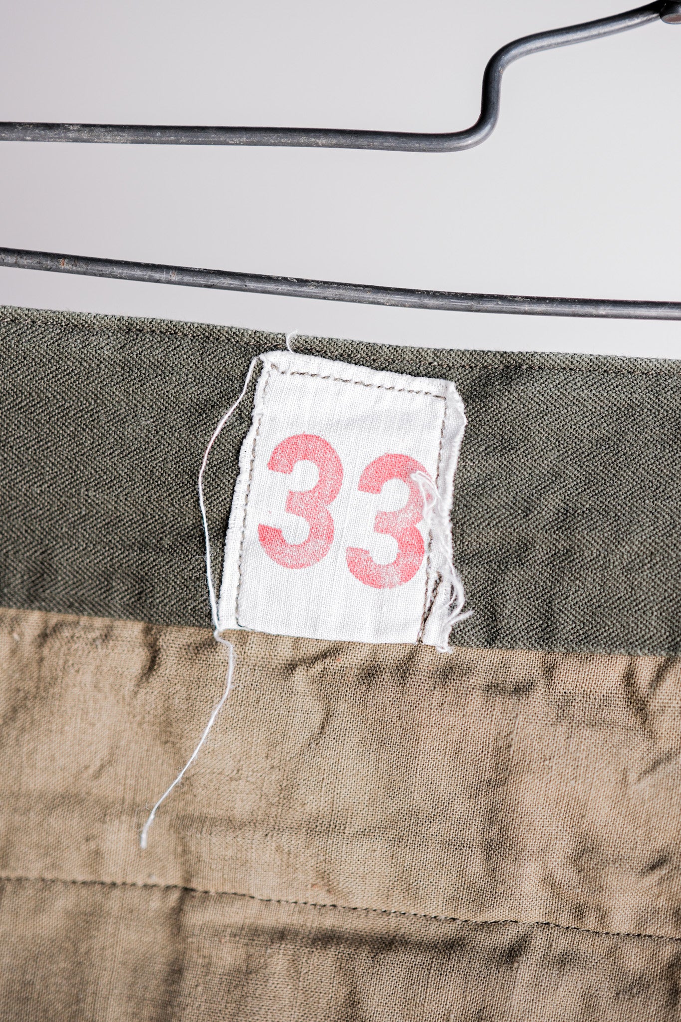 【~60's】French Army M47 Field Trousers Size.33 "Dead Stock"