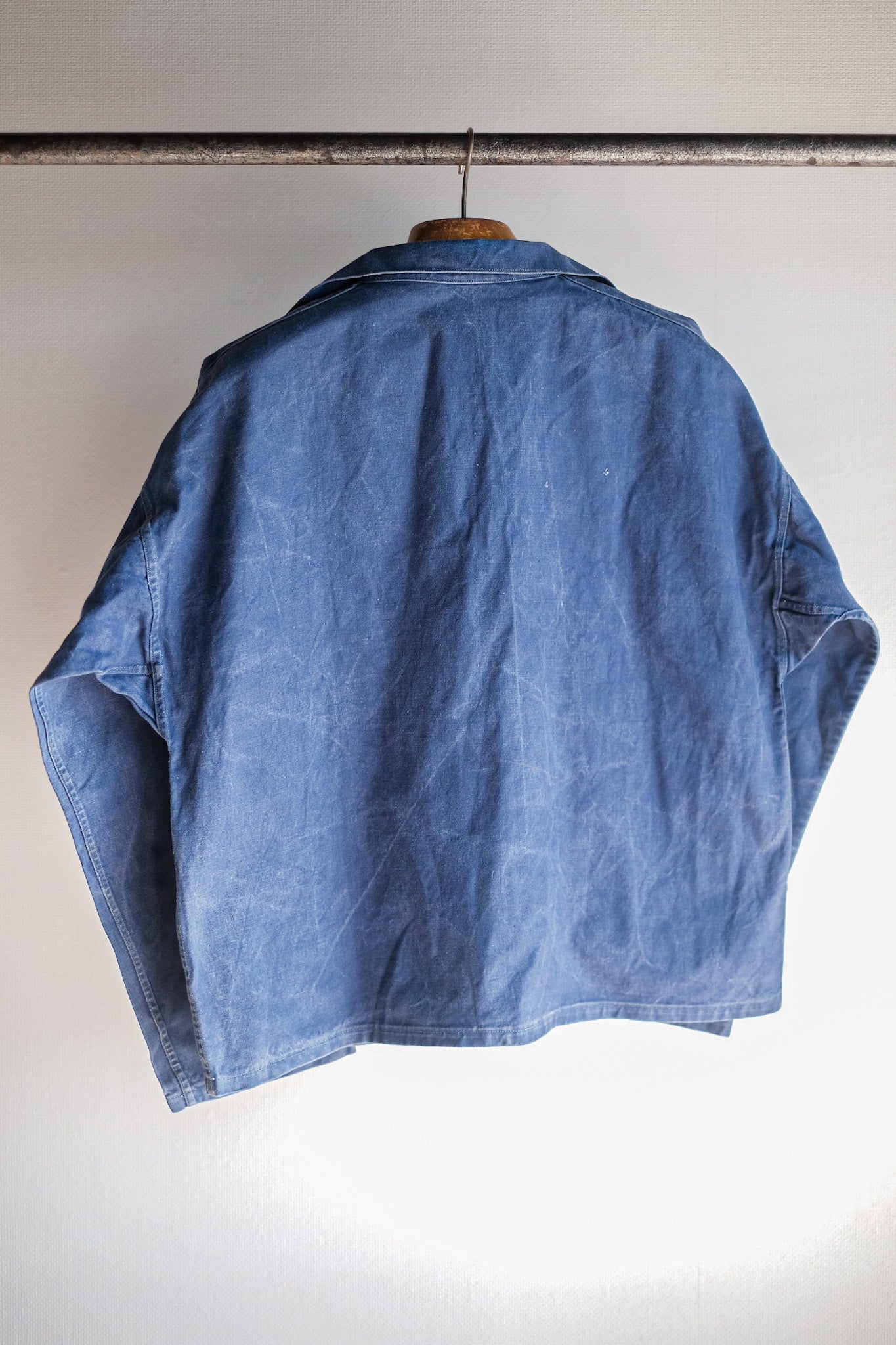 【~50's】French Vintage Indigo Metis Fisherman Smock