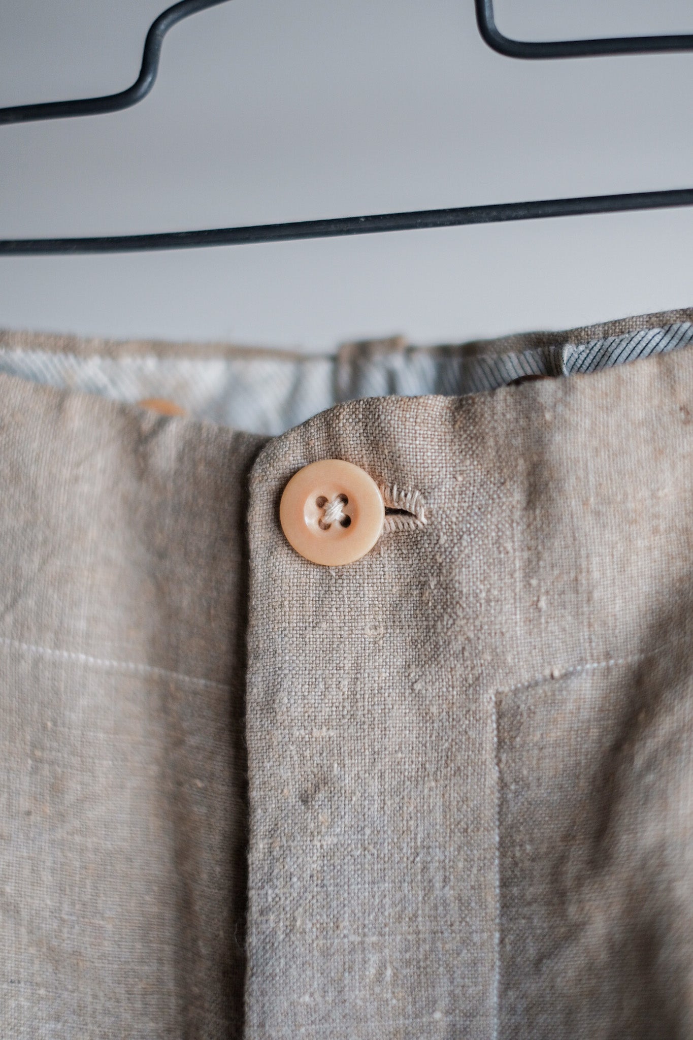 【~40's】French Vintage Linen Trousers