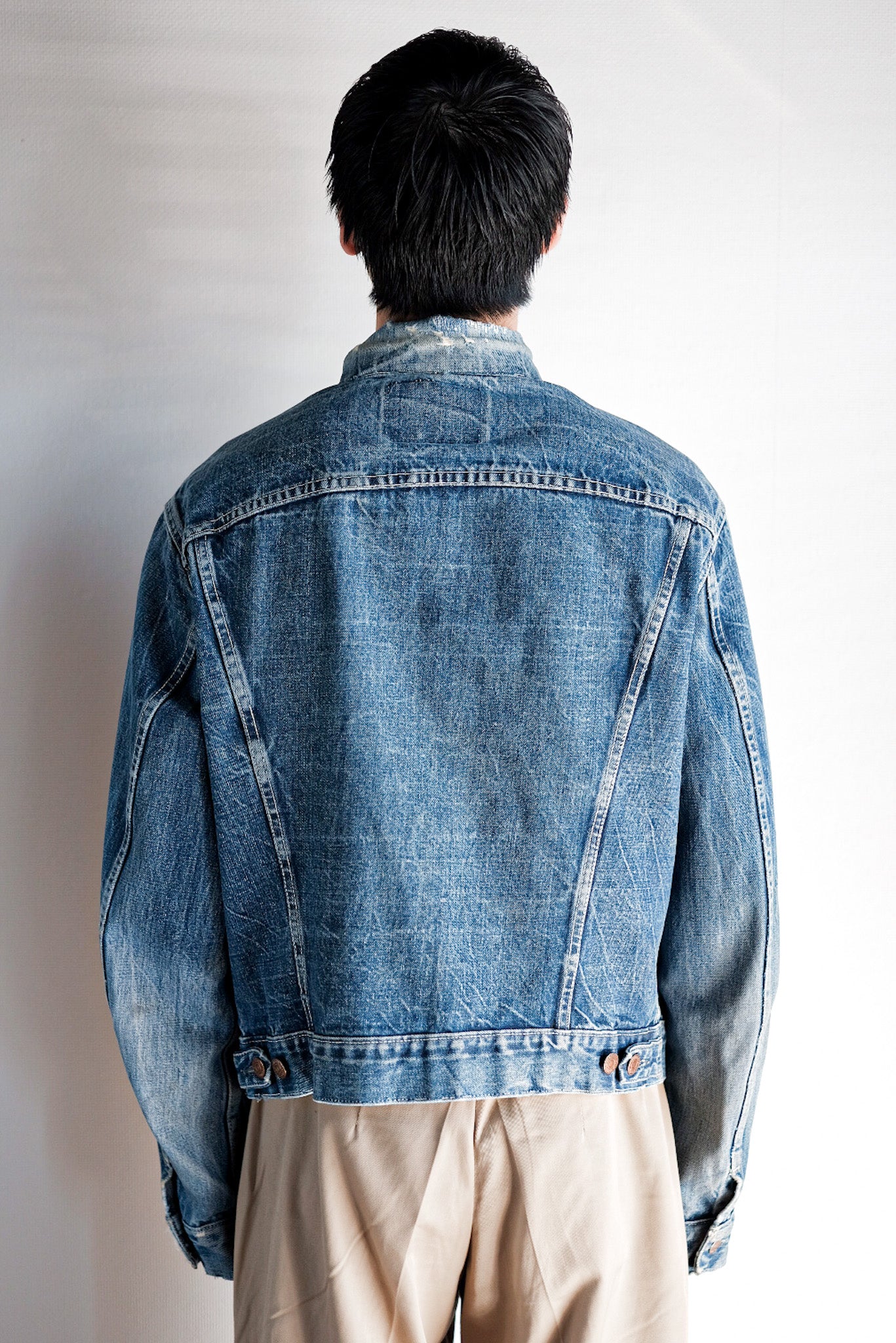 【~60's】Vintage Levi's 557 Denim Jacket "Big E"