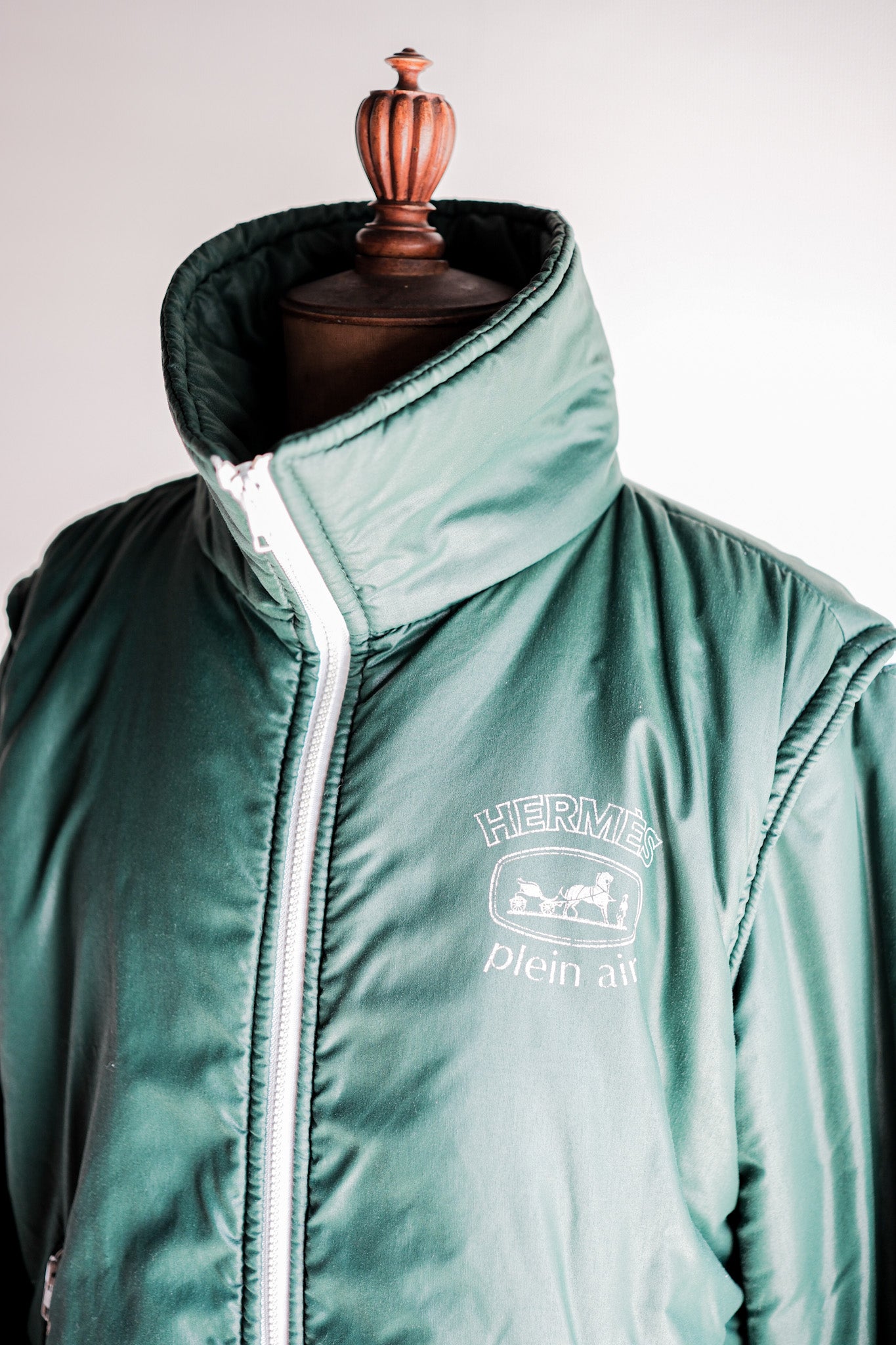 【~80's】Old Hermès Paris Plein Air 2-Way Jacket