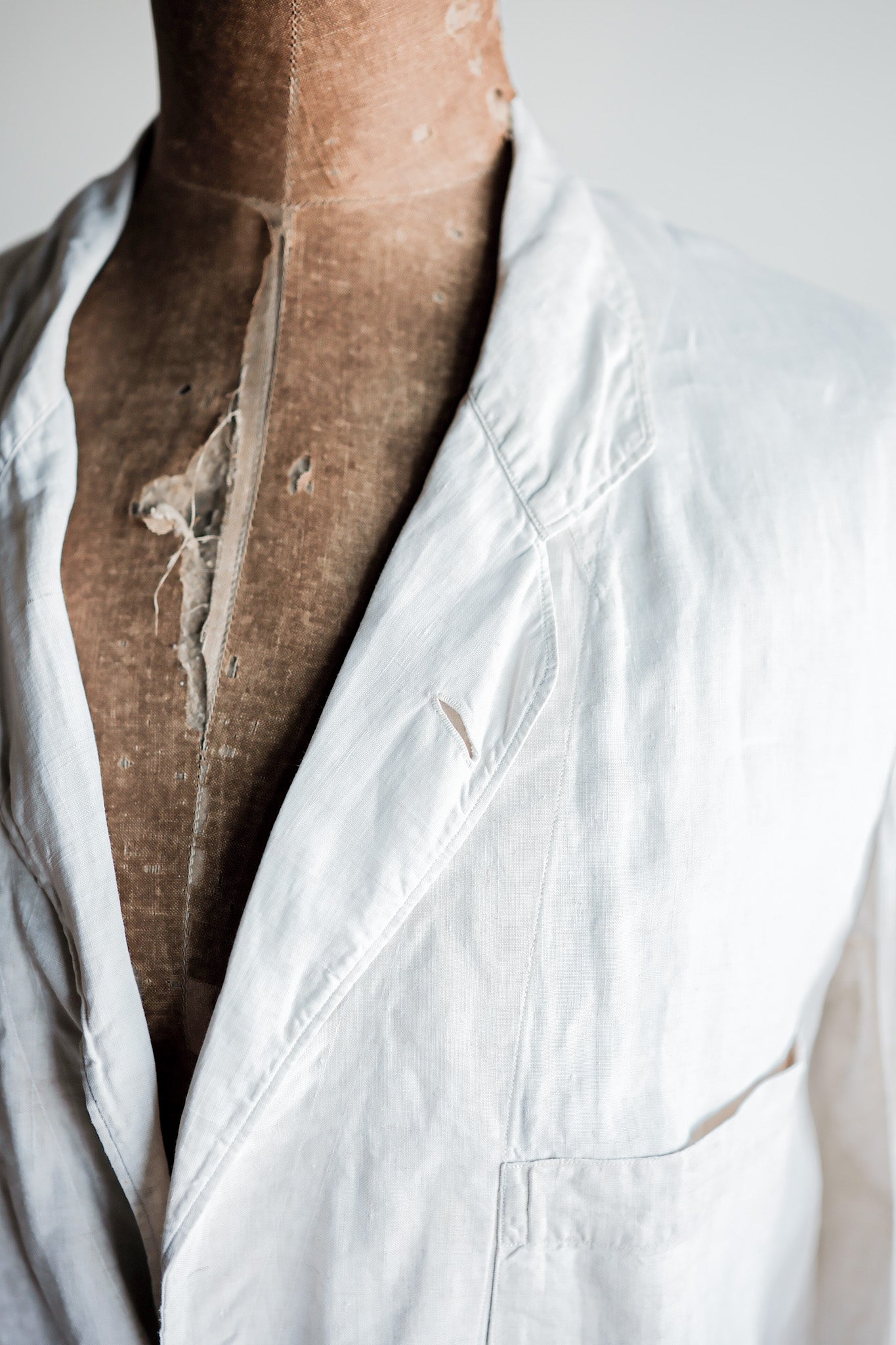 【~30's】French Vintage Linen Jacket