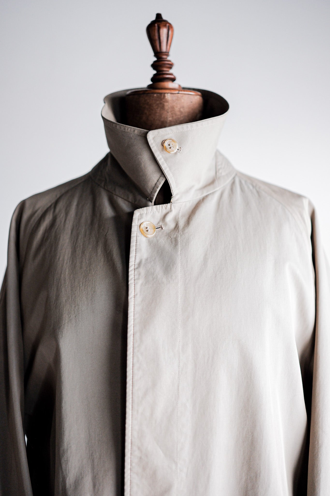 【~80's】Vintage Burberry's Single Raglan Balmacaan Coat C100 Size.48REG