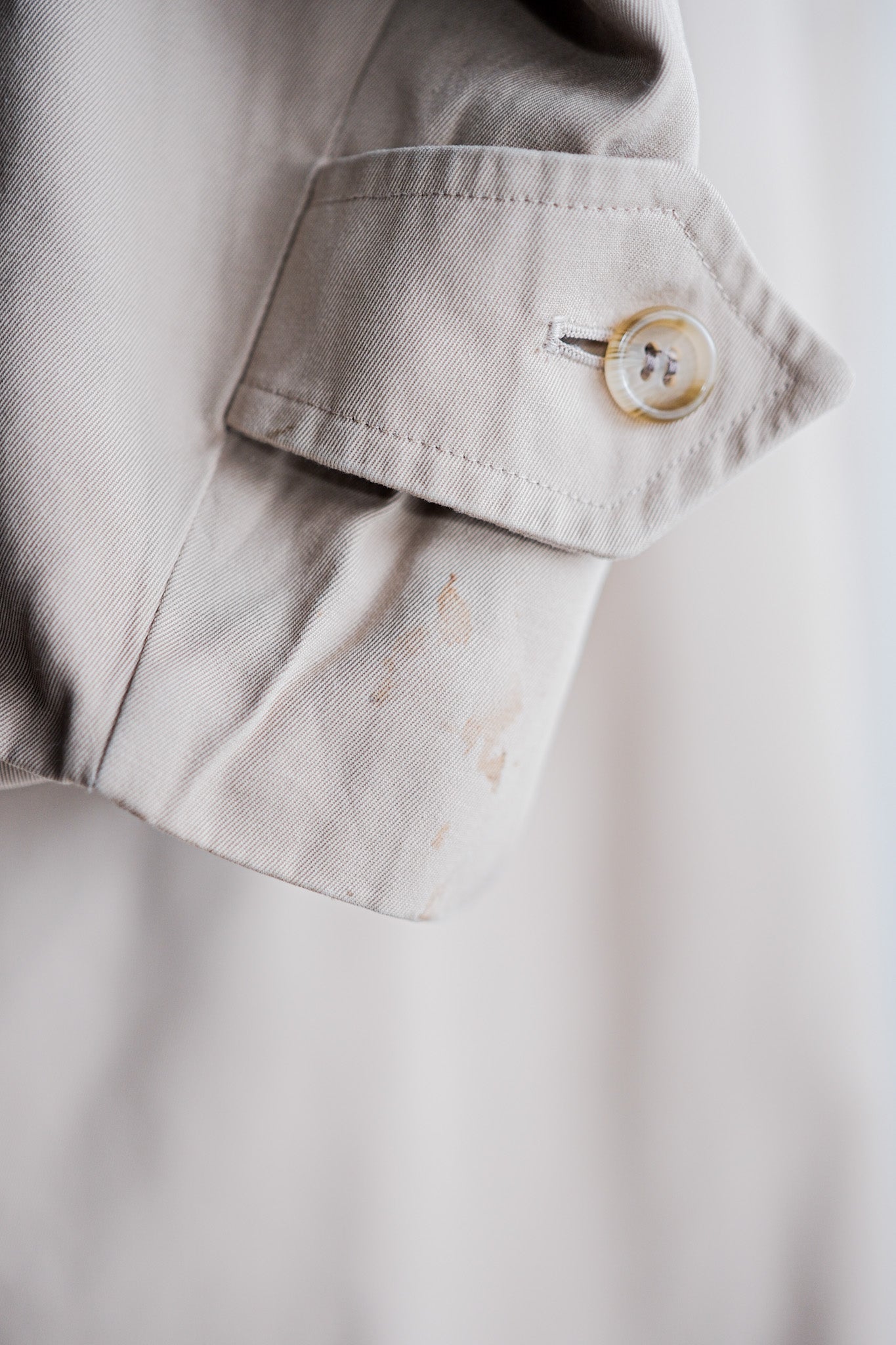 【~70's】Vintage Burberry's Single Raglan Double Breasted Coat "LODEN-FREY 別注"