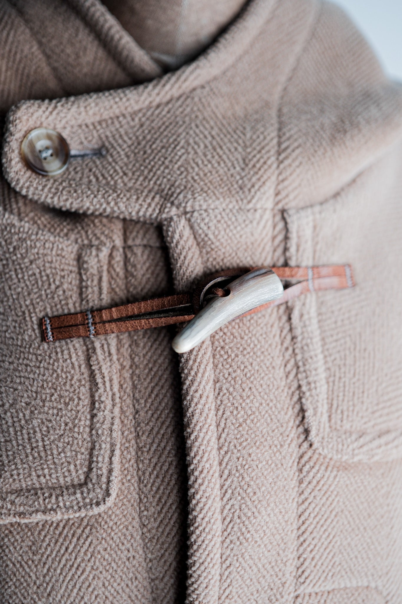 【~90's】Old INVERTERE Wool Duffle Coat "Moorbrook"