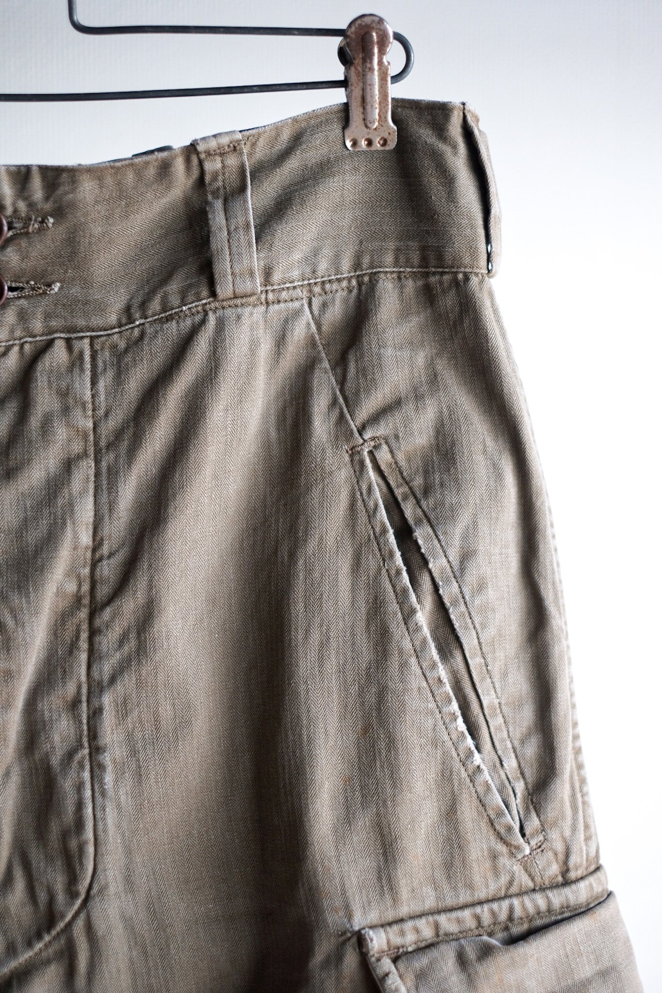 【~50's】French Army M47 Field Trousers Size.31