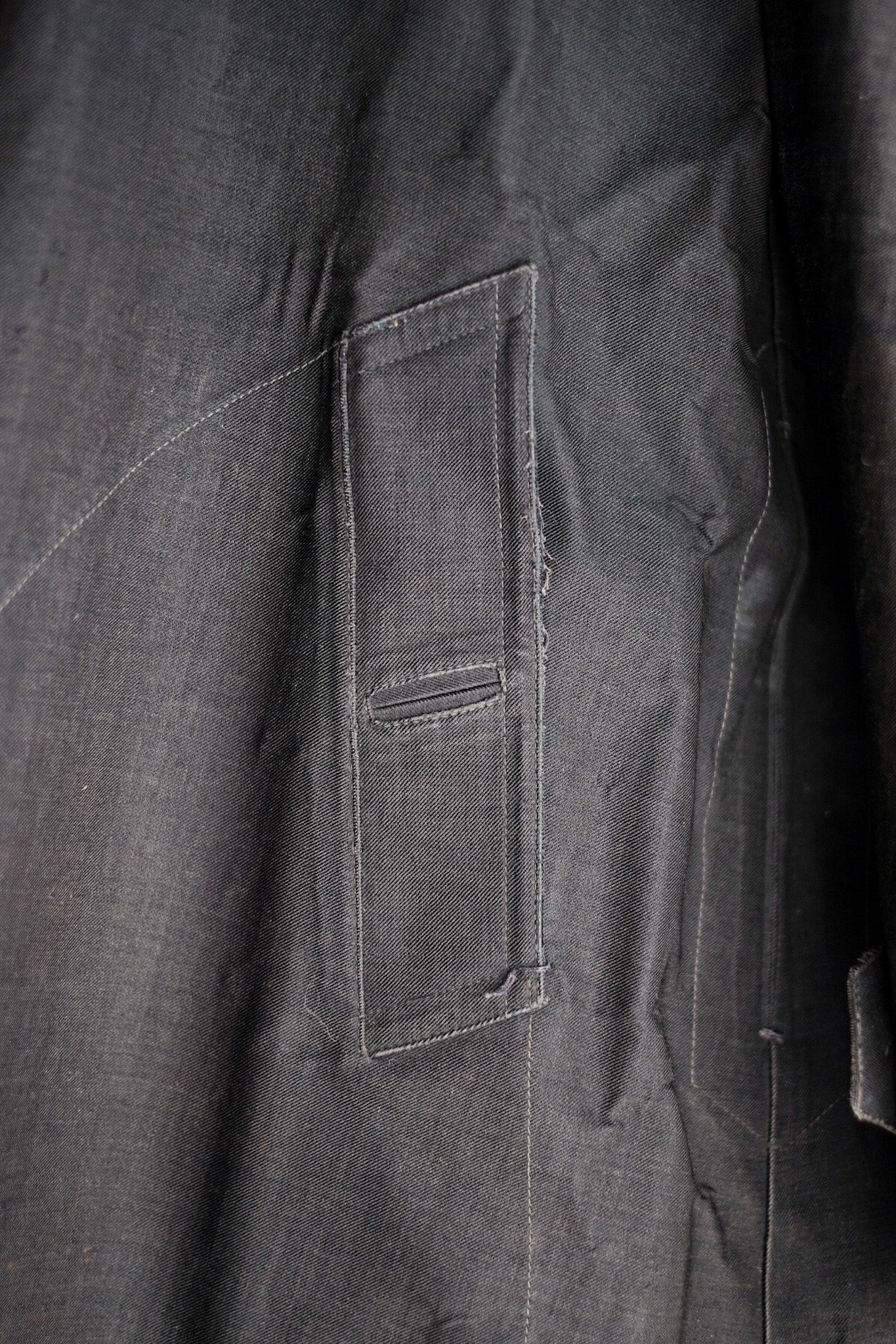 【Early 20th C】French Antique Rubber Raincoat