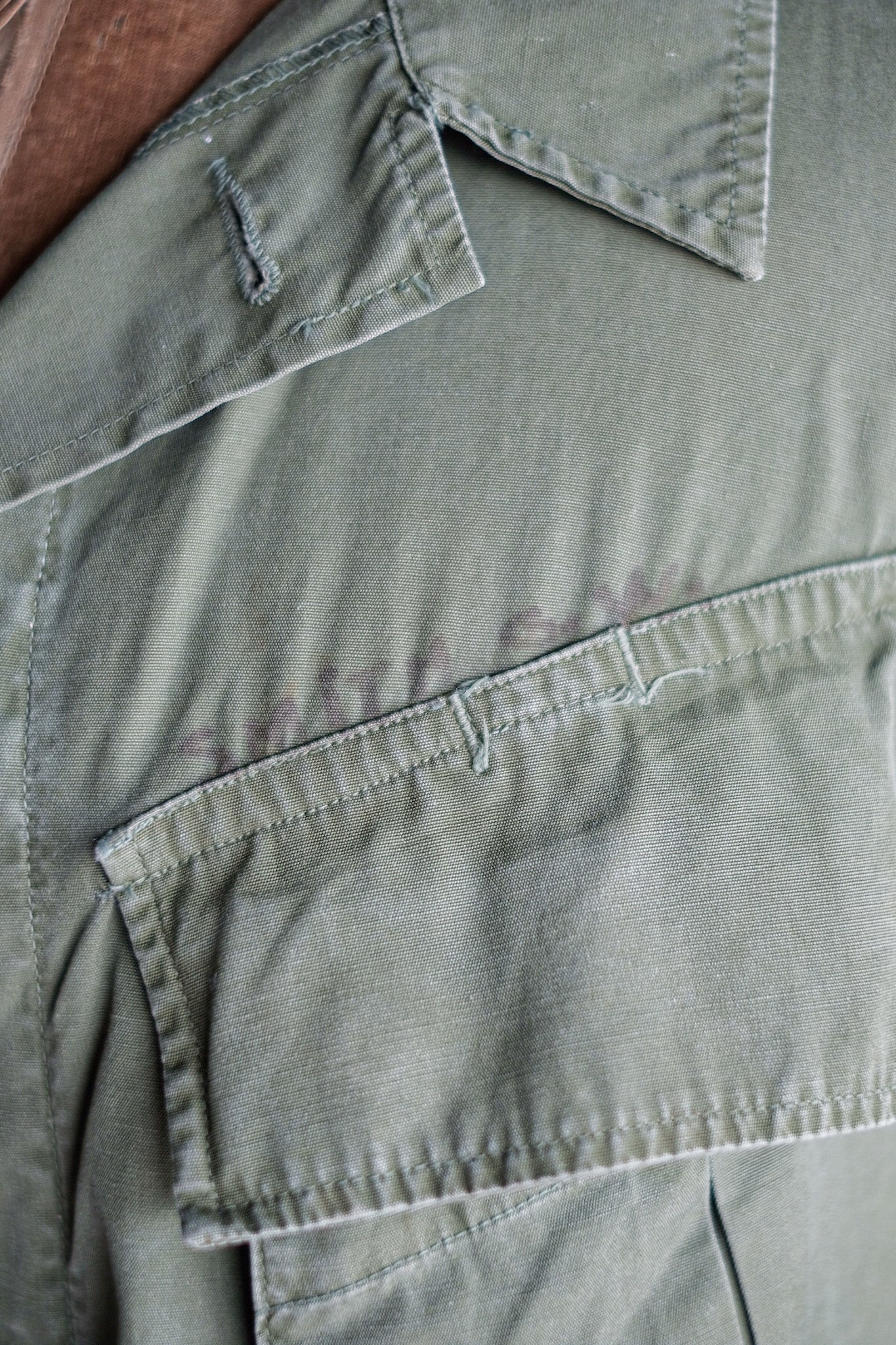 【~60's】US Army Jungle Fatigue Jacket "3rd Type" Size.LARGE-REGULAR