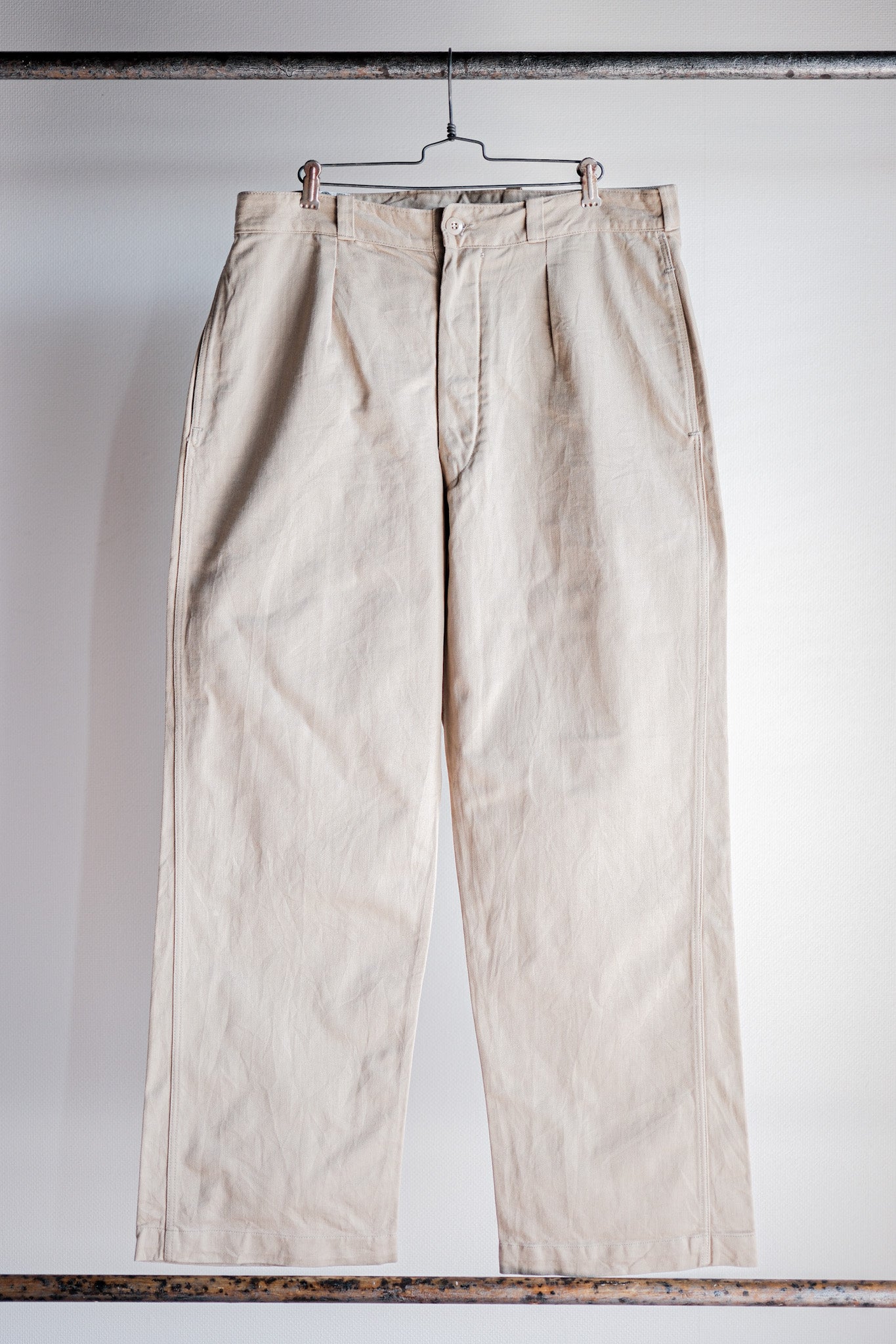 【~60's】French Army M52 Chino Trousers Size.35