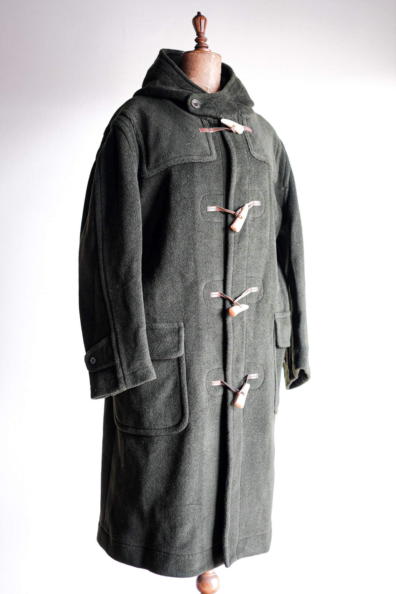 【~90's】Old INVERTERE Wool Duffle Coat "Moorbrook"