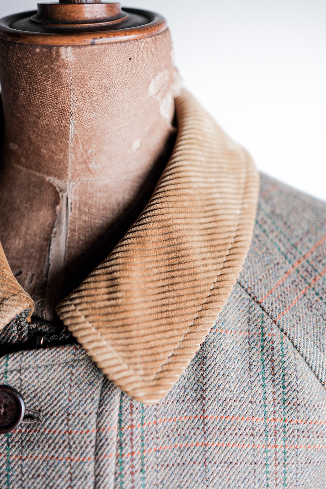 【~90's】Old INVERTERE Corduroy Collar Wool Jacket