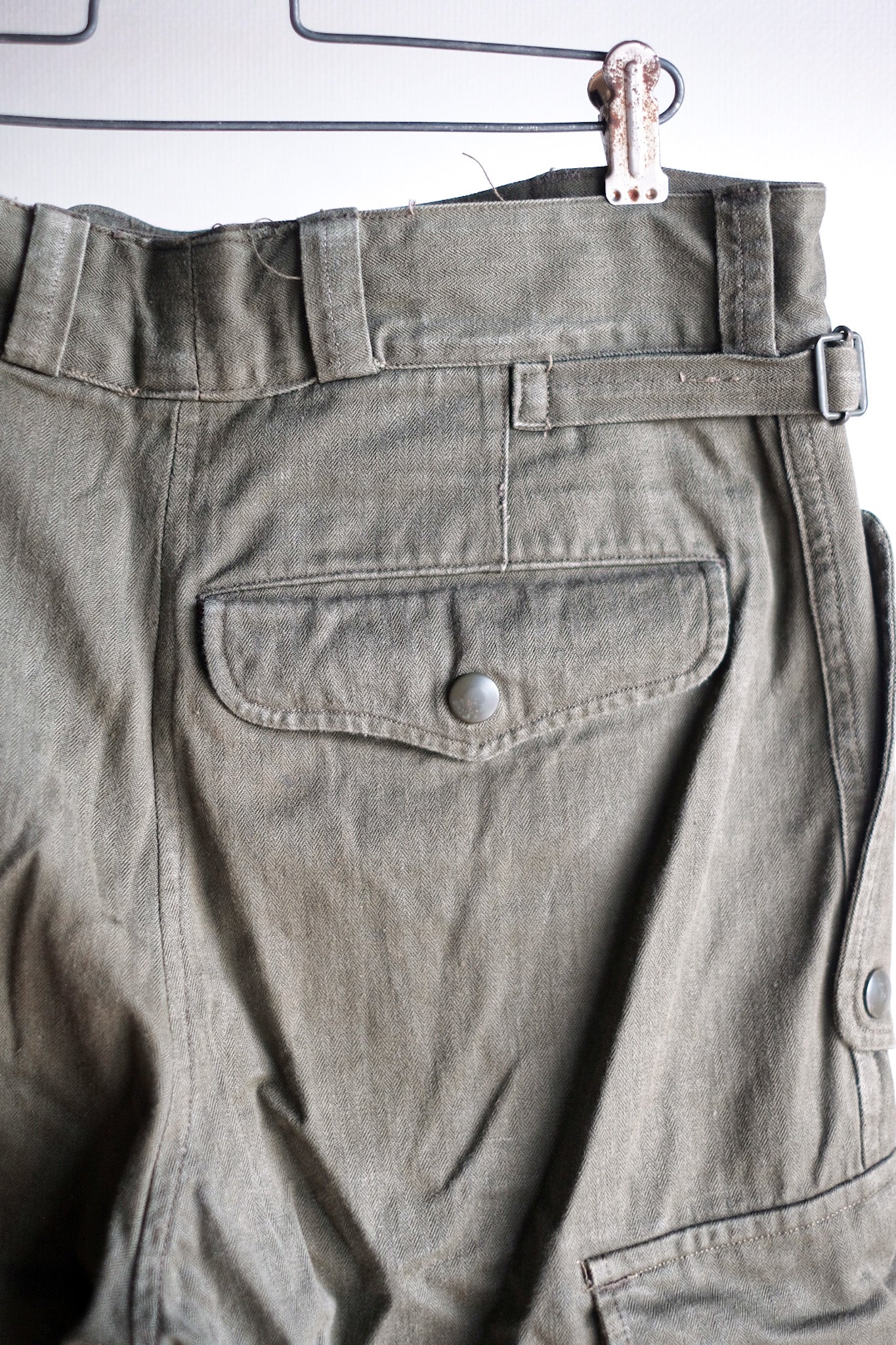 【~60's】French Army TAP47/56 Paratrooper Trousers Size.11