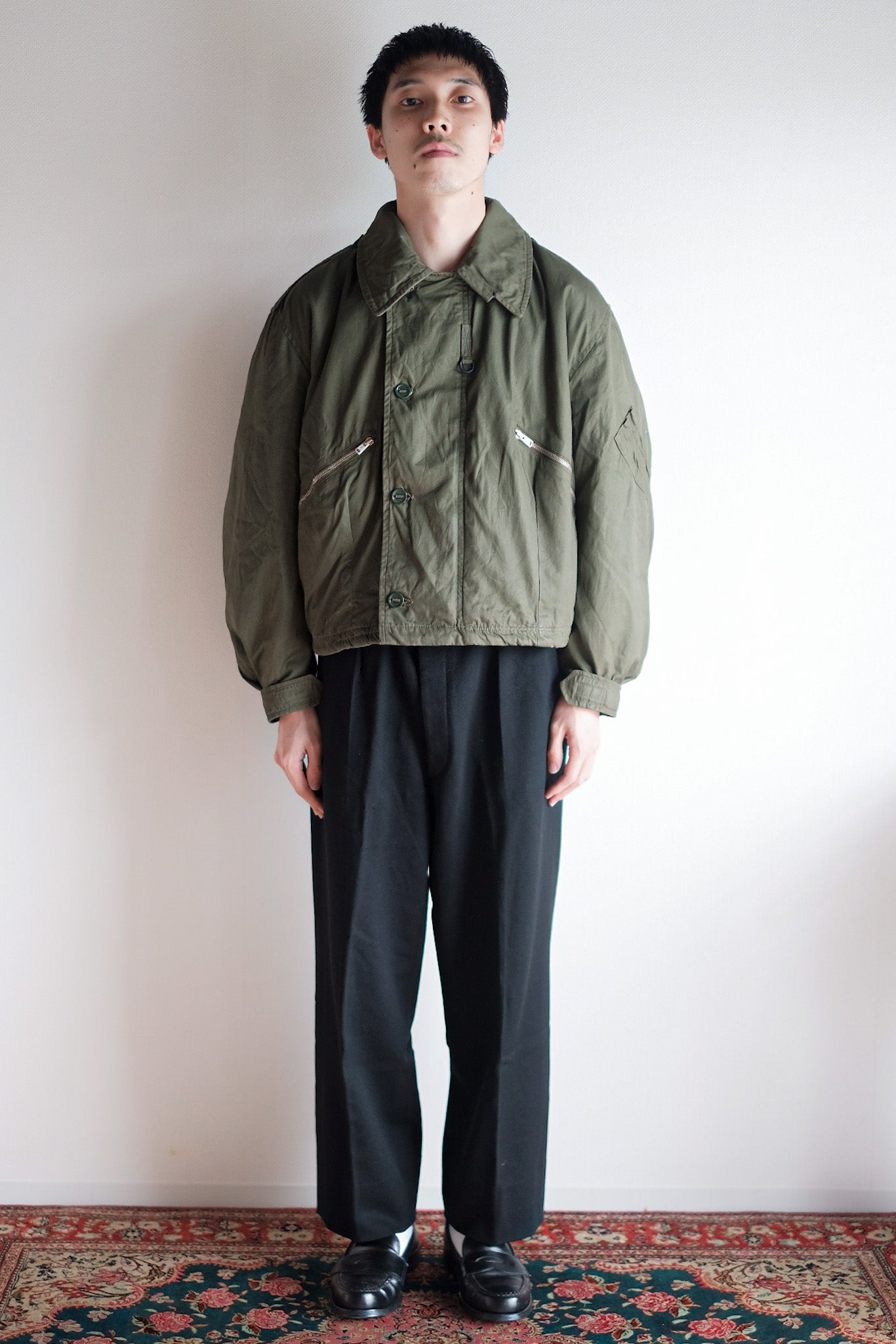 【~80's】Royal Air Force MK3 Cold Weather Flying Jacket Size.4