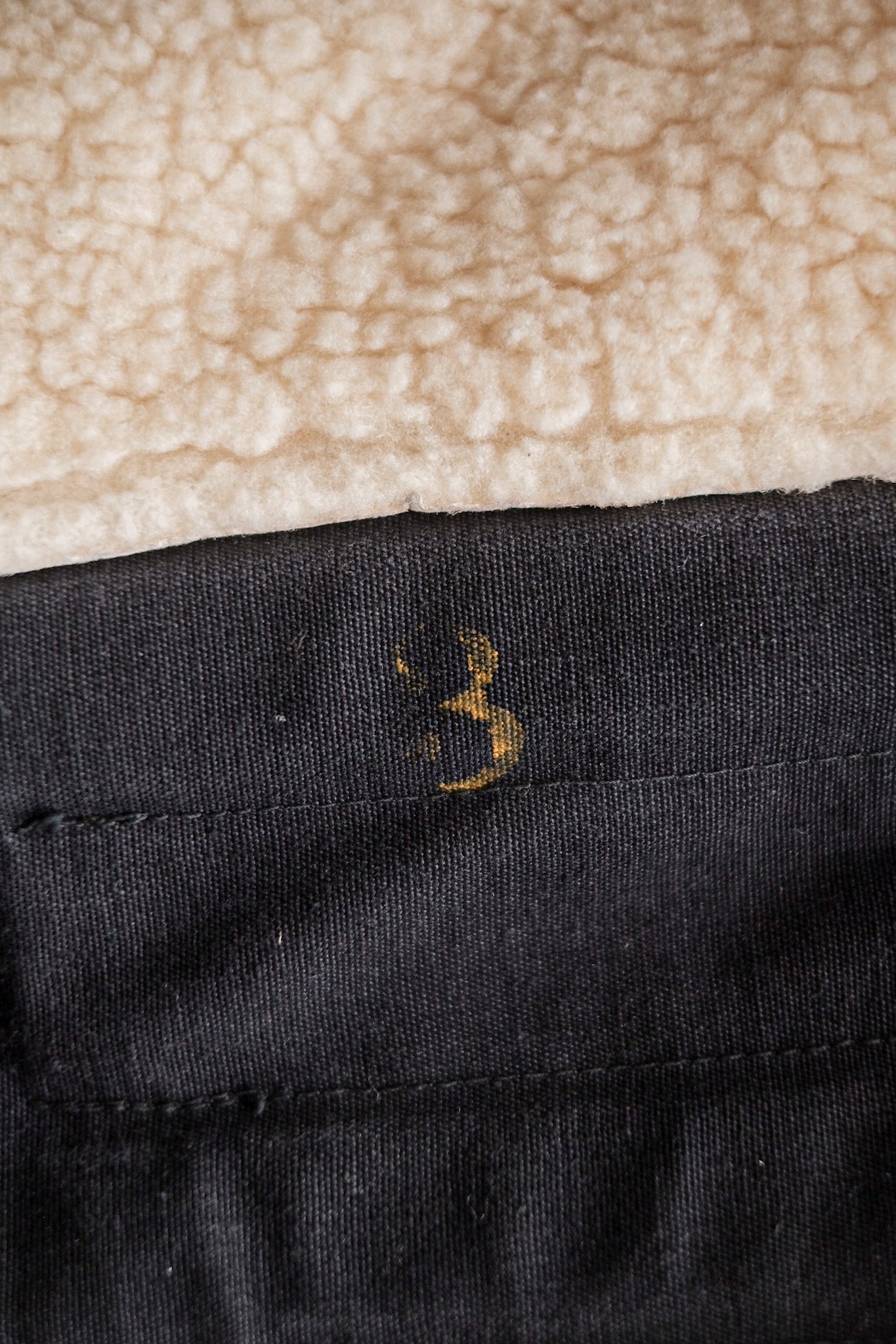 【~50’s】Swedish Army Motorcycle Jacket “Black Color”